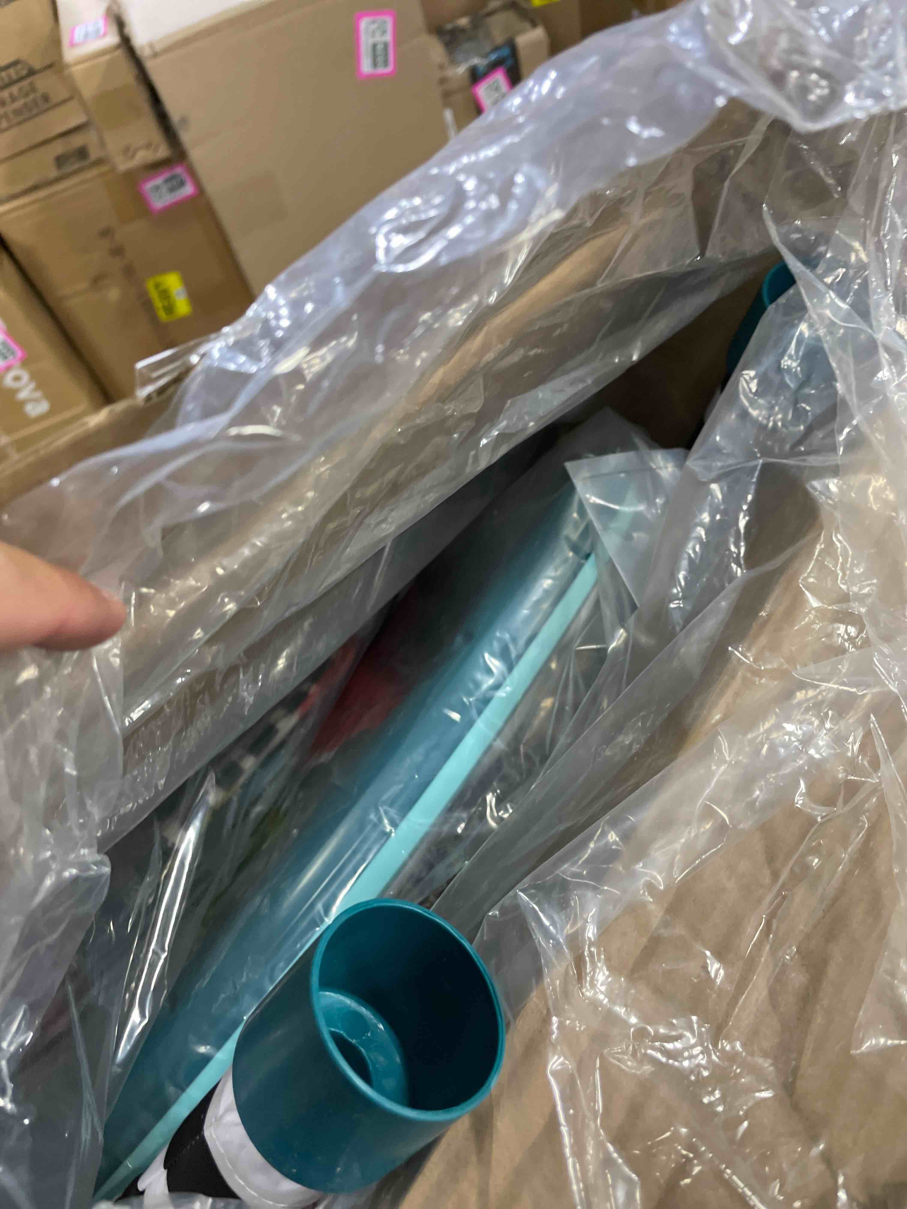 Condition photo showing New/Like New for Fisher-Price Baby Playmat Glow and Grow Kick & Play Piano Gym, Blue Musical Learning Toy with Developmental Activities for Newborns 0+ Months Light Blue