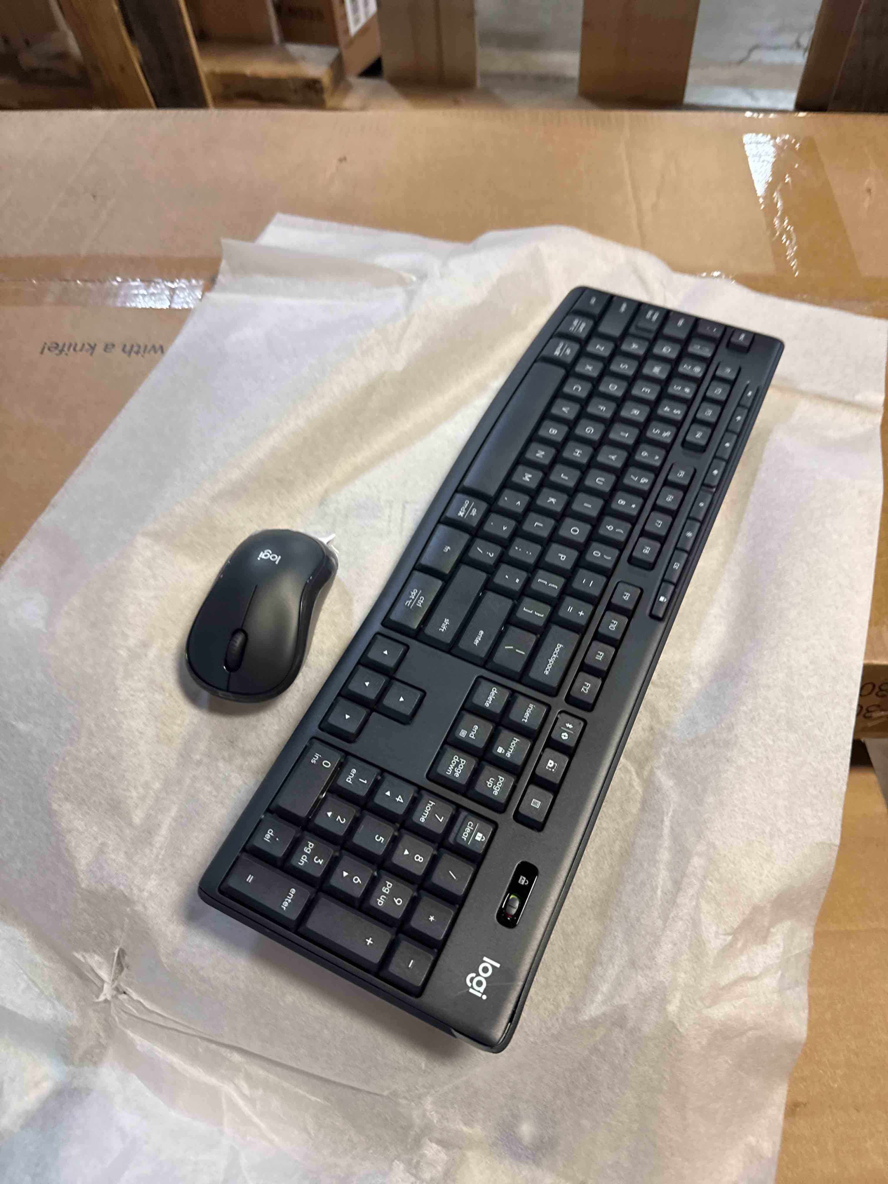 Condition photo showing New/Like New for Logitech MK370 Combo for Business, Wireless Full-Size Keyboard and Wireless Mouse, Secure Logi Bolt USB Receiver, Bluetooth, Globally Certified Windows/Mac/Chrome, Linux - Graphite