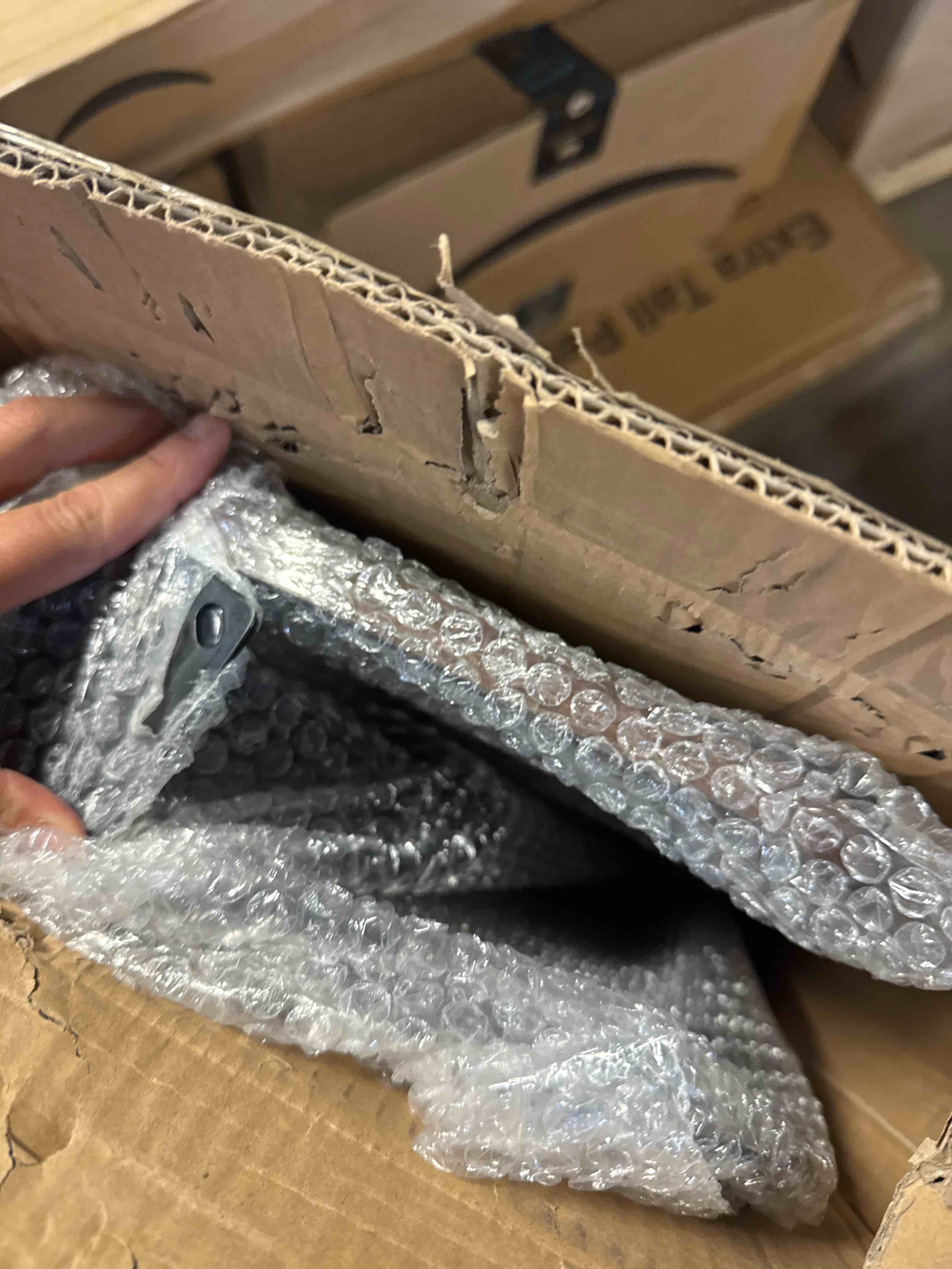 Condition photo showing Good Condition for CypherX C Table End Table, Small Adjustable C Table, Wood Sofa Table Adjustable Height, C Shaped End Table for Couch, Couch Tables That Slide Under, Side Table for Bedroom (Brown, Large)