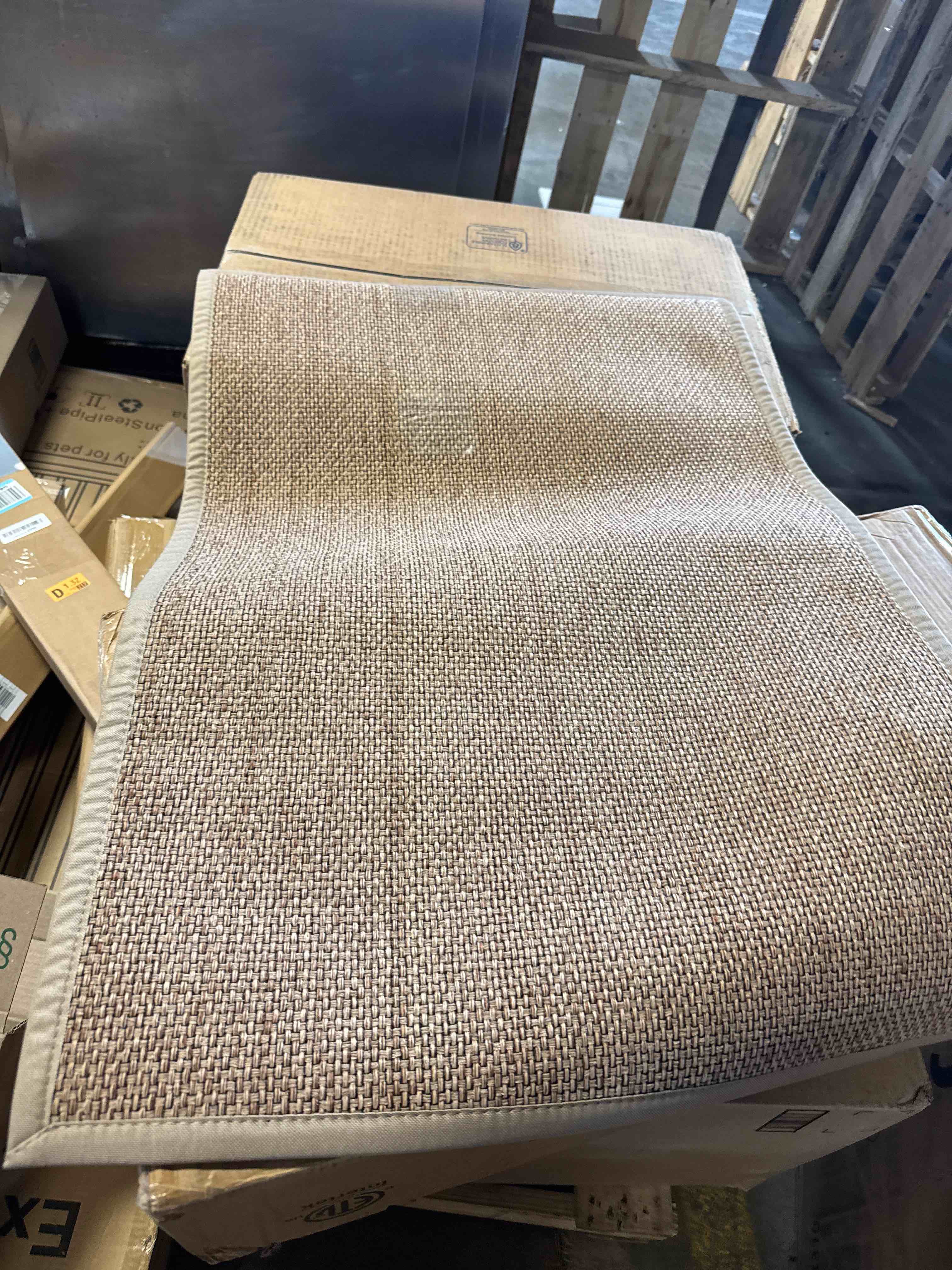 Condition photo showing New/Like New for Kitchen Rug, Rubber Non Slip Kitchen Rugs Washable, Absorbent Runner Mat for Floor, Machine Washable Standing Mats for in Front of Sink, Door, Laundry, Entryway, Hallway (Camel, 36" × 24")