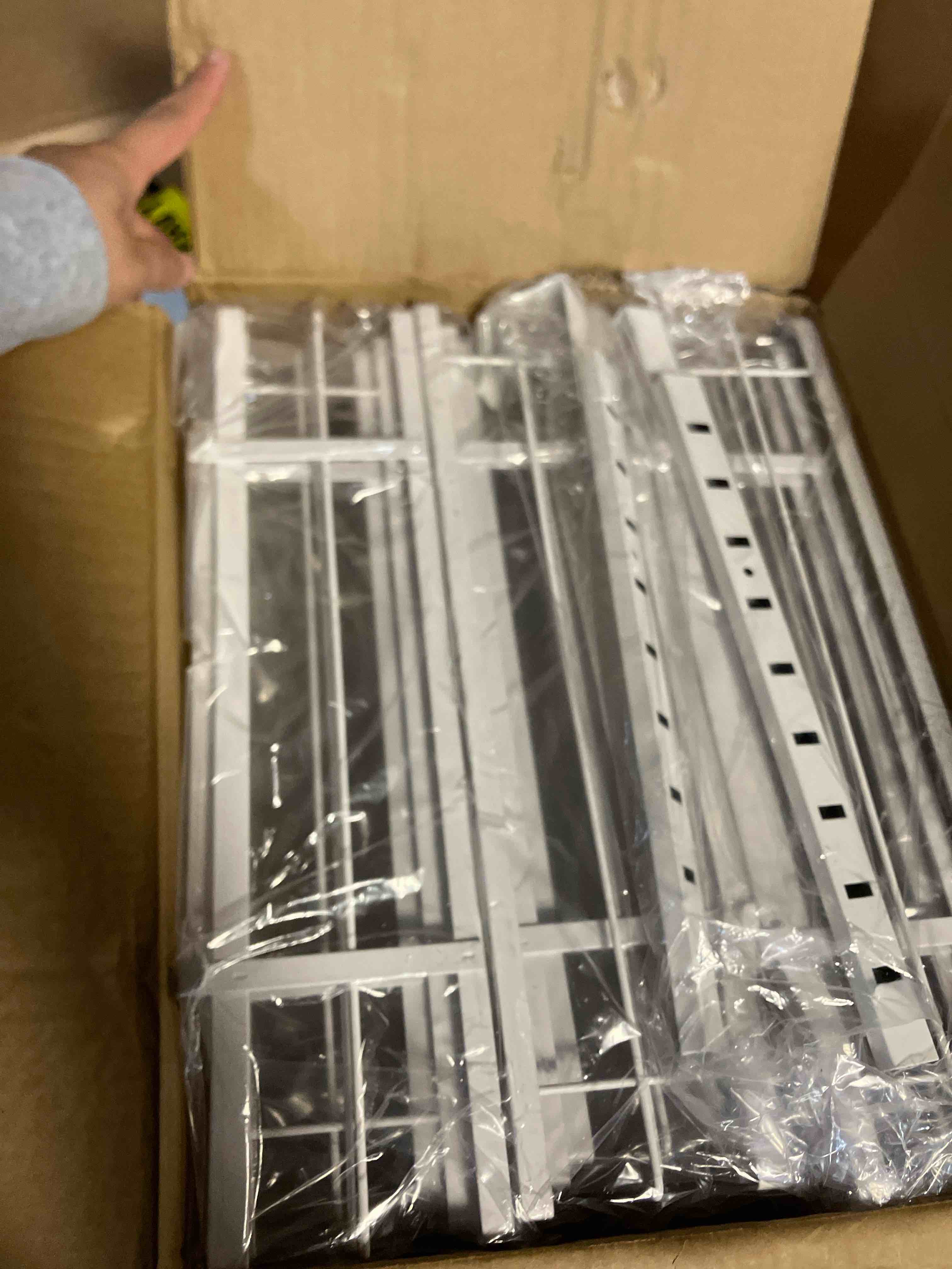 Condition photo showing New/Like New for Moforoco White 9-Tier Over The Door Pantry Organizer, Pantry Organization And Storage, Metal Hanging Spice Rack Shelves Door, Home & Kitchen Essentials, Laundry Room Bathroom Organization 9-Tier White