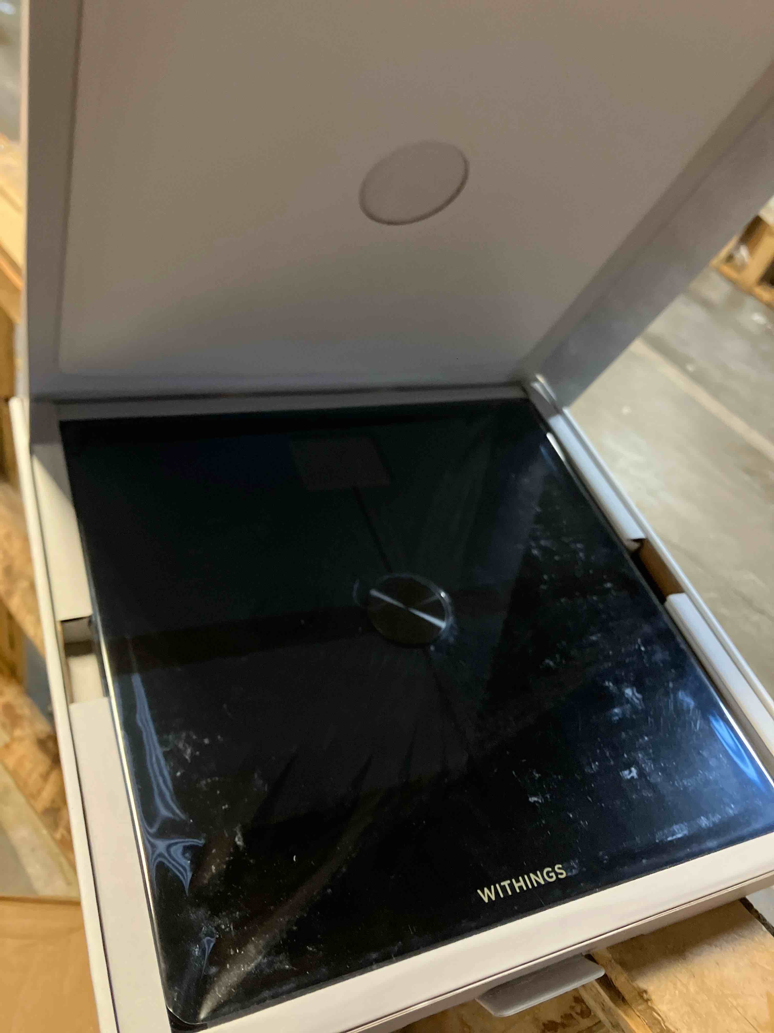 Condition photo showing New/Like New for WITHINGS Body Smart - Accurate Scale for Body Weight and Fat Percentage, Body Composition Wi-Fi and Bluetooth Weight Scale, Baby Weight Scale, Smart Scale Apple Health Compatible, Bathroom Scale