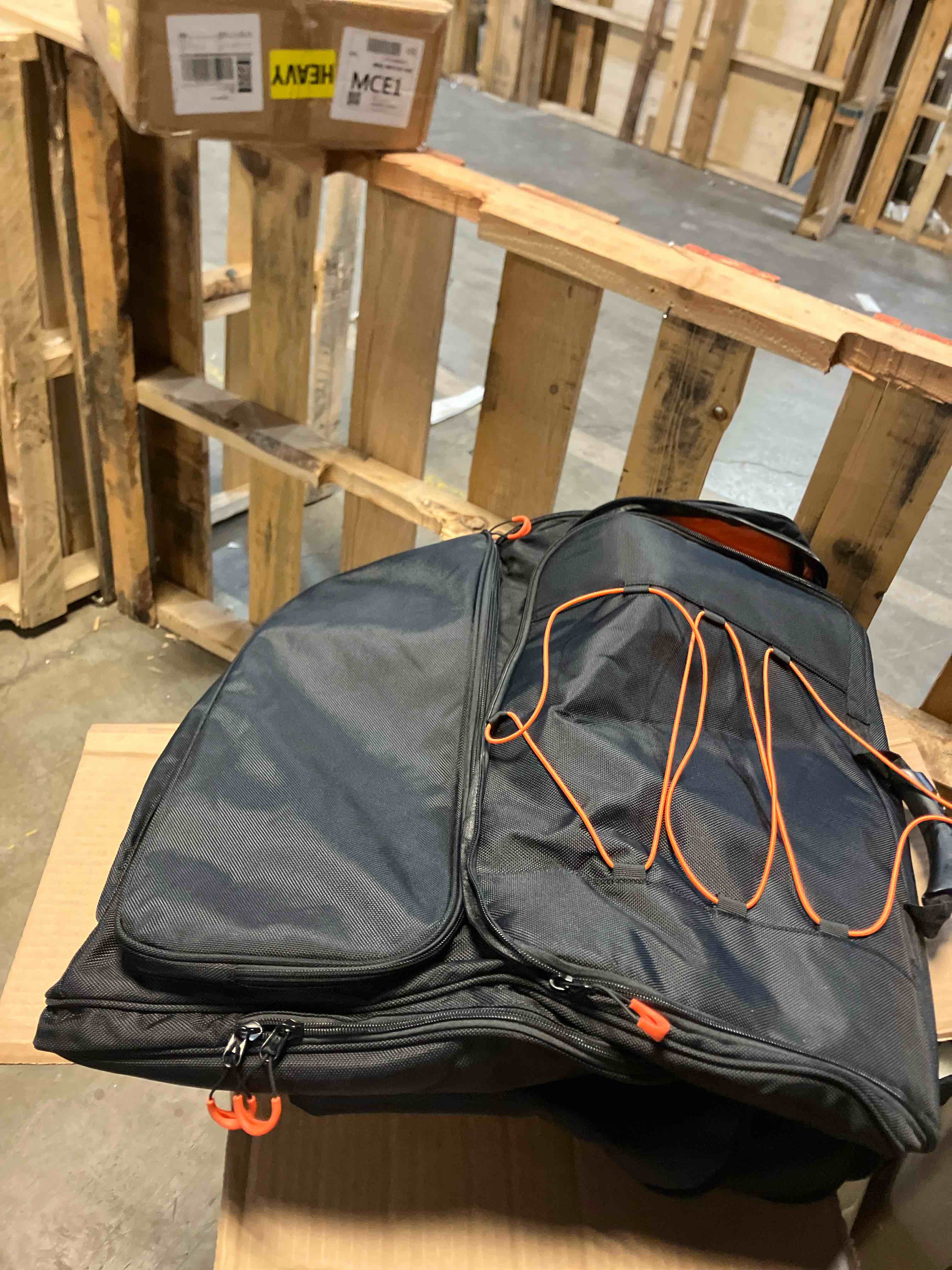 Condition photo showing New/Like New for Computer Desktop Mid Tower PC Carrying Case,PC Travel Case Padded Carrying Bag Backpack for ATX/M-ATX Mid-Tower, Portable PC Carrying Bag for PC Chassis, Keyboard, Cables, Mouse and Accessories