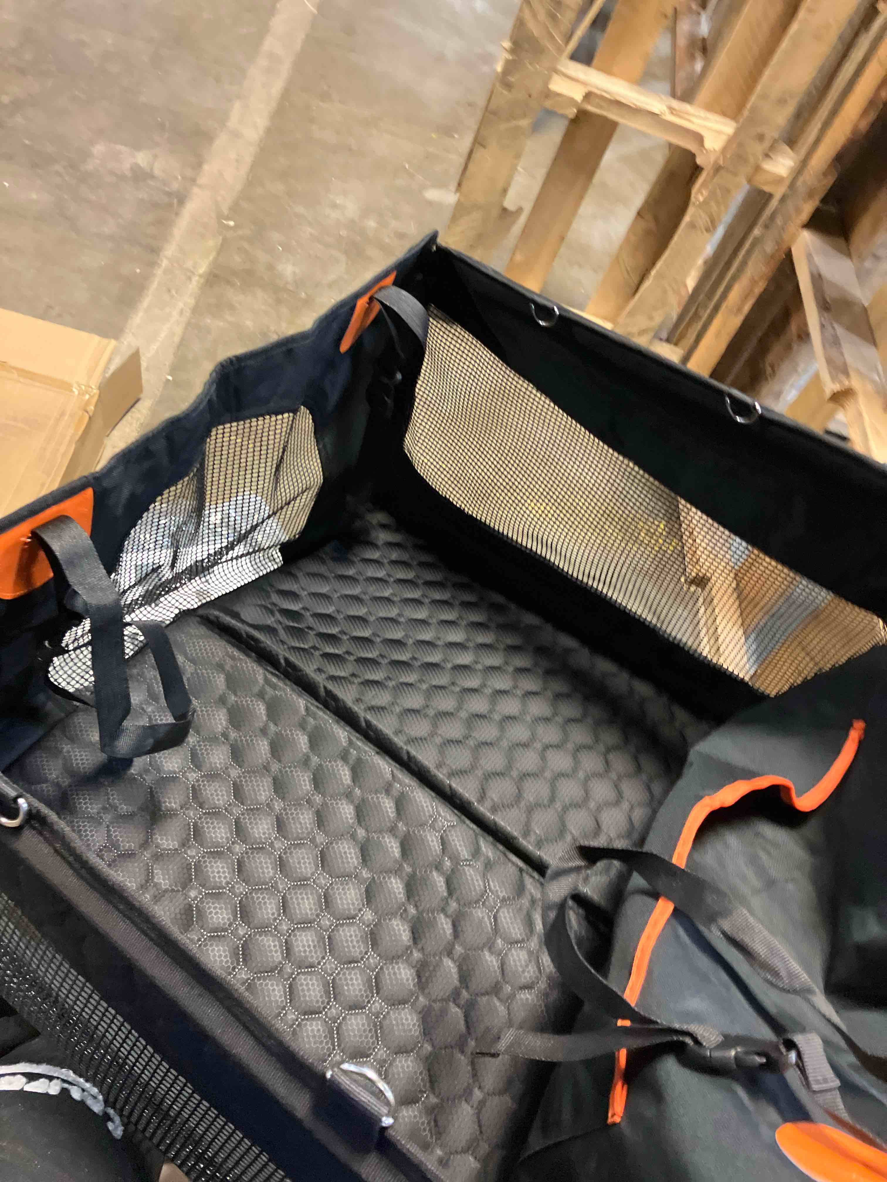 Condition photo showing New/Like New for Car Seat for Dogs Medium/Small Size | Safety Straps | Comfortable | Secure Fit Dog Seat for Car Travel | Durable | Easy to Clean