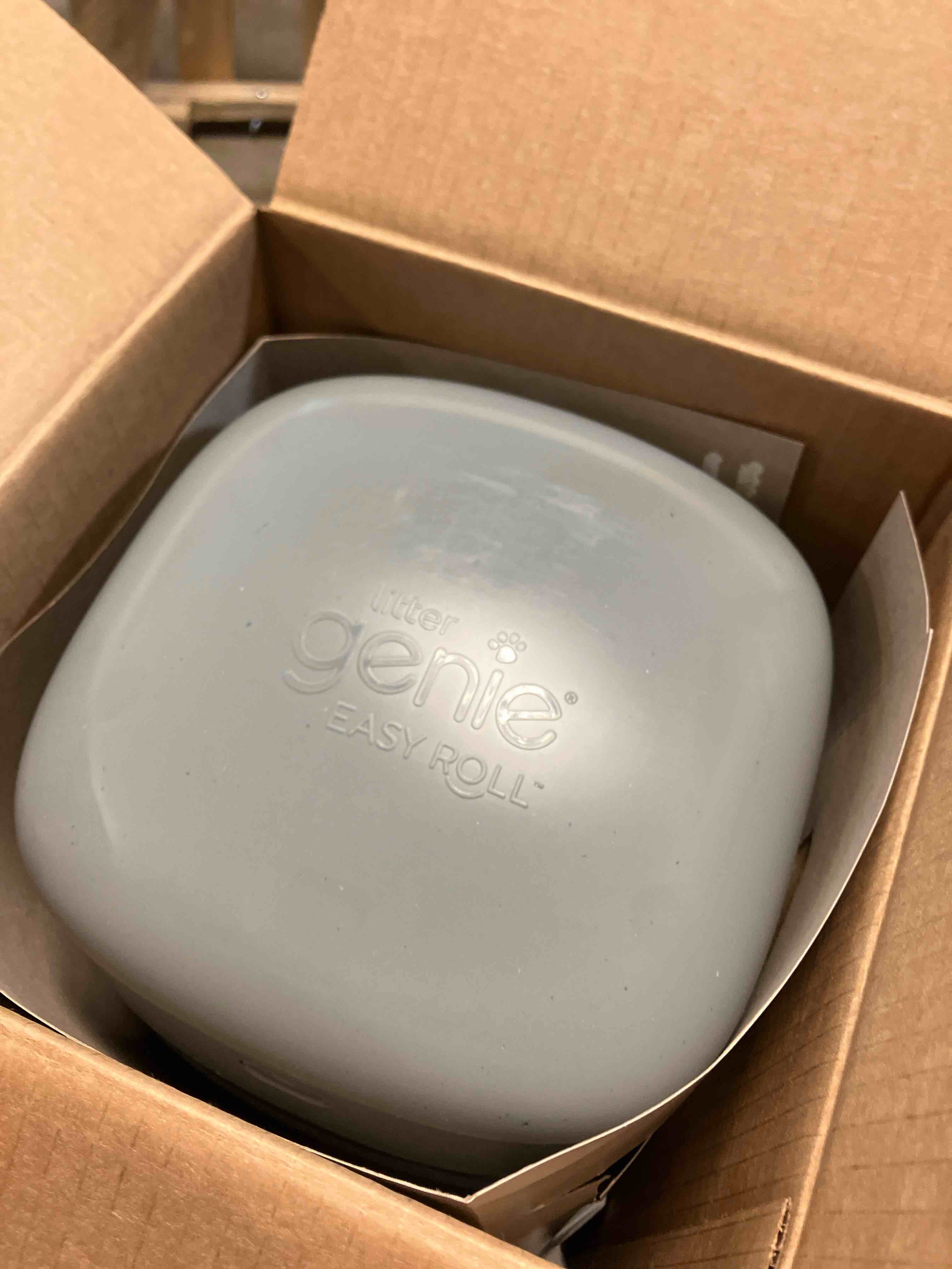 Condition photo showing Good Condition for Litter Genie Easy Roll Cat Litter Disposal Pail | Odour Control, Refill Bags & Scoop Grey