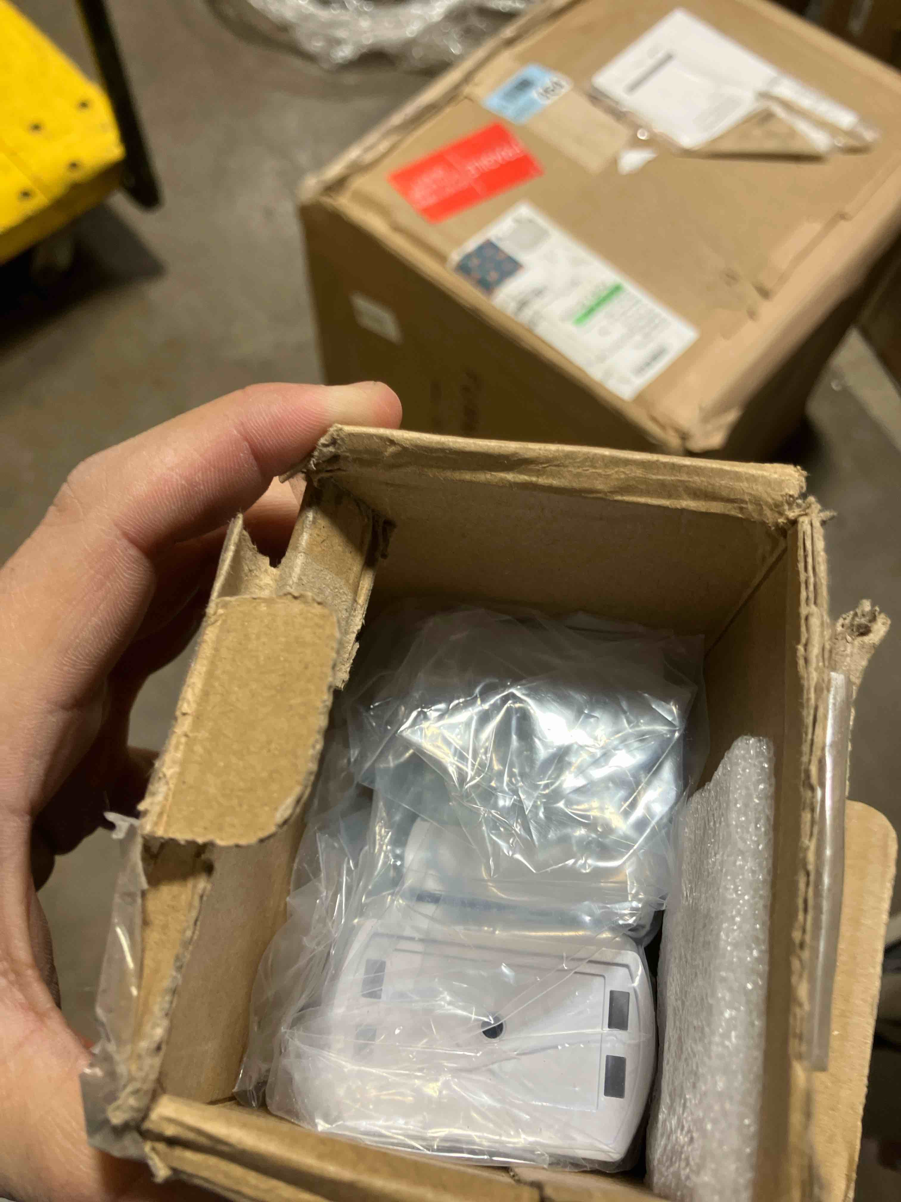 Condition photo showing New/Like New for Joydeco No Tools No Drill Blinds for Indoor Windows, Cordless Window Blinds Cellular Shades Top Down Bottom Up Blackout Honeycomb Blinds Thermal Insulated Noise Reduction (White, 15" W x 36" H) A - White 15"W x 36"H