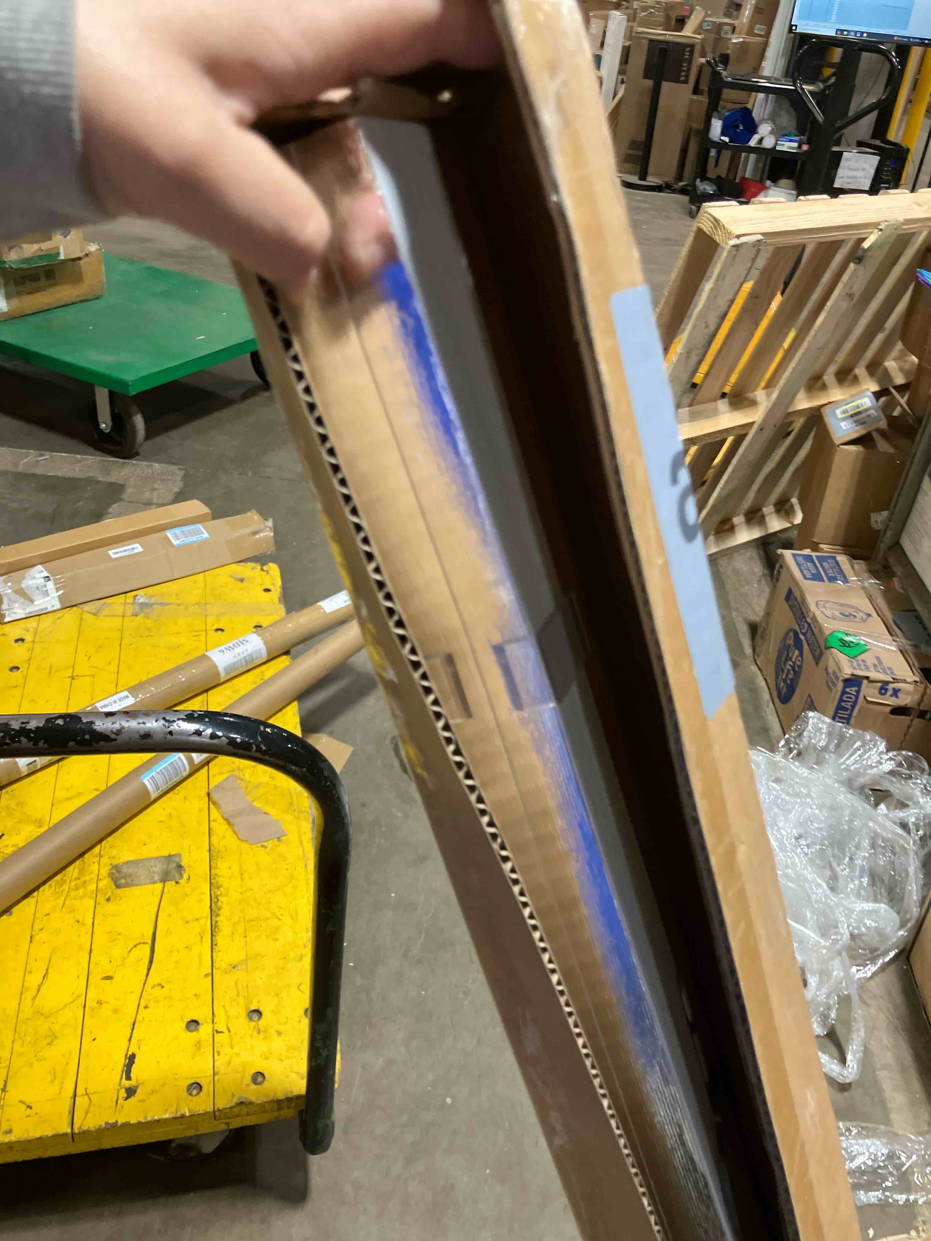 Condition photo showing New/Like New for Myshade Arch Window Shades Half Circle Blackout Cellular Shades Cordless No Drill Blinds for Windows Half Moon Honeycomb Fabric No Tools Room Darkening Shades Easy Install (1PCS White 72" W X 36" H) White-blackout 72"W * 36"H - 1 PCS