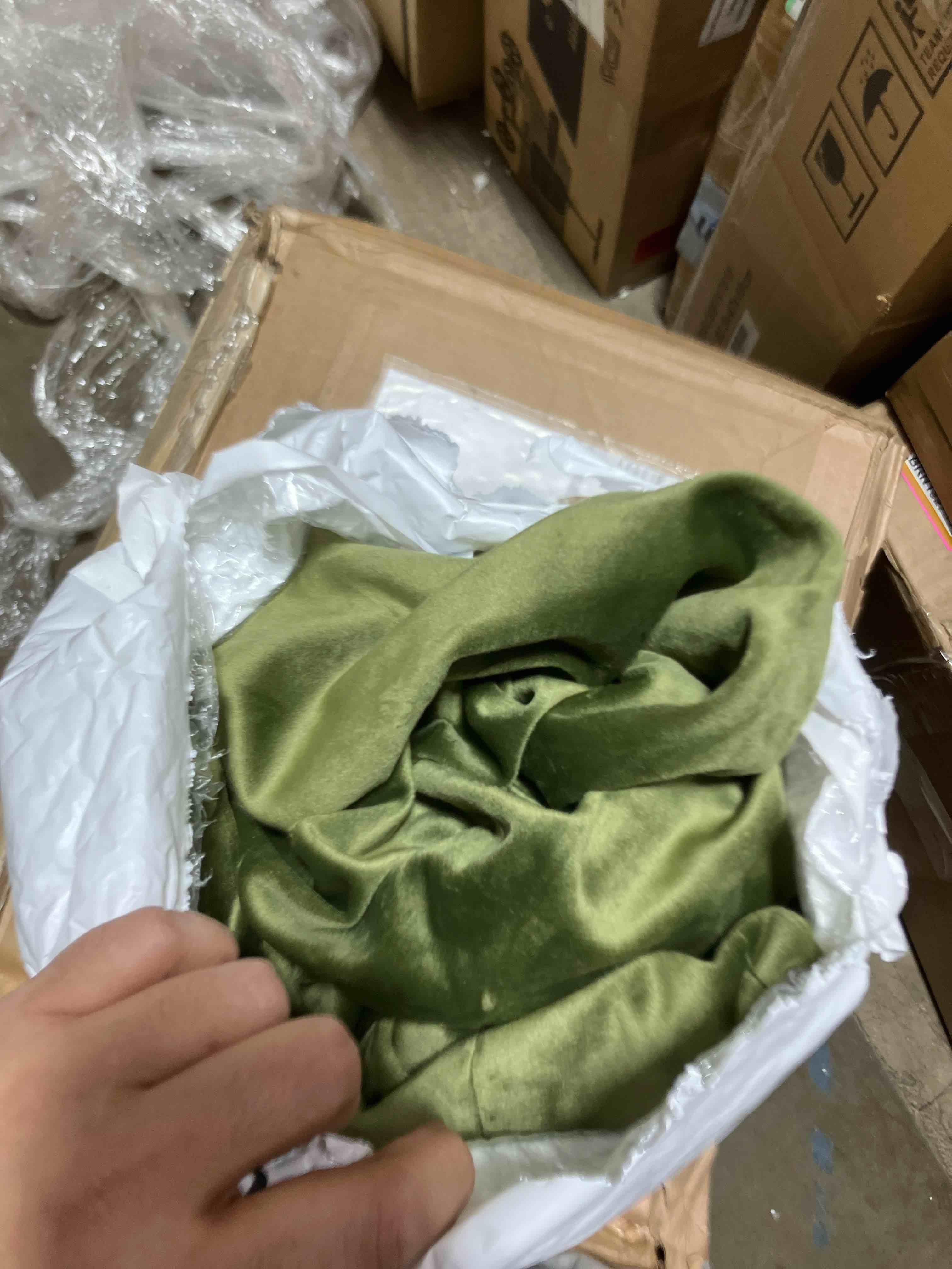 Condition photo showing Good Condition for Ike Velvet Blackout Curtain Pair 70% - 85% Blackout ( Set of 2)