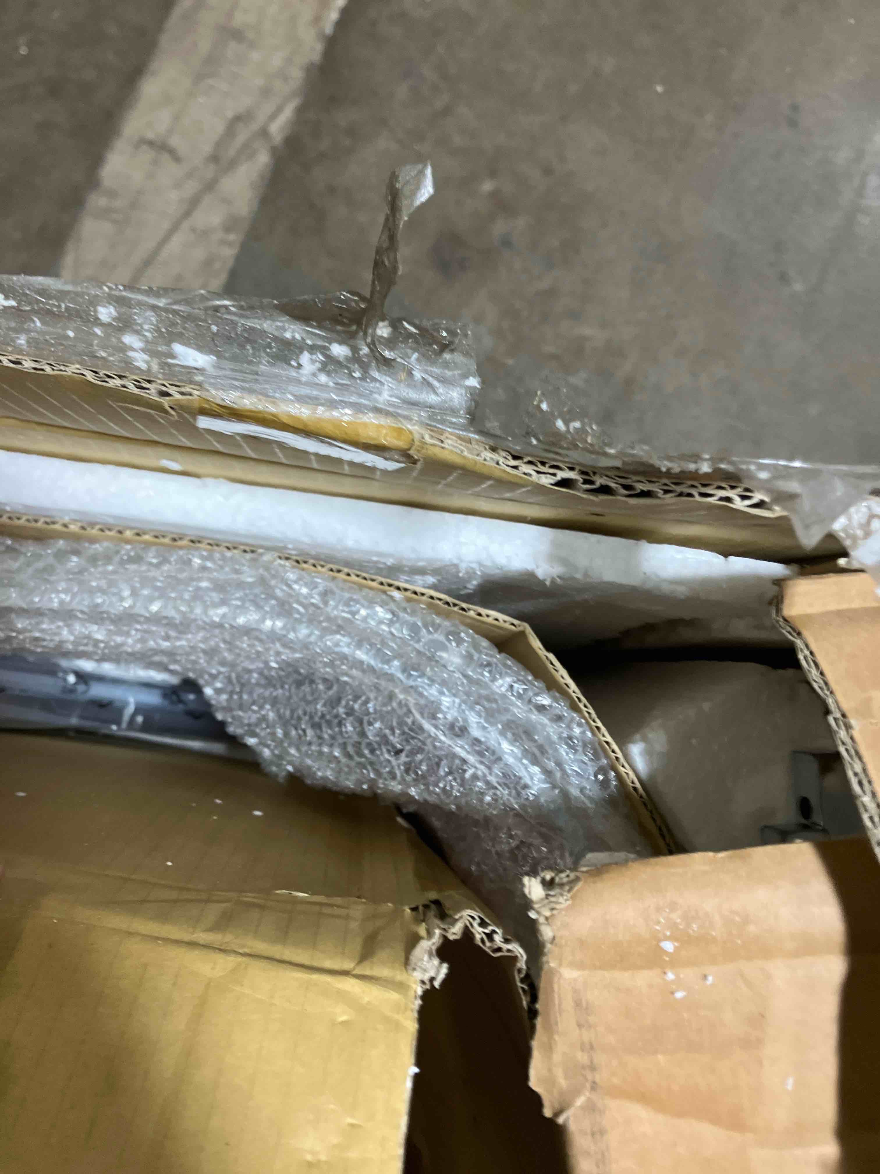 Condition photo showing New/Like New for Coaster Home Furnishings Acrylic Dining Side Chair Clear and Chrome