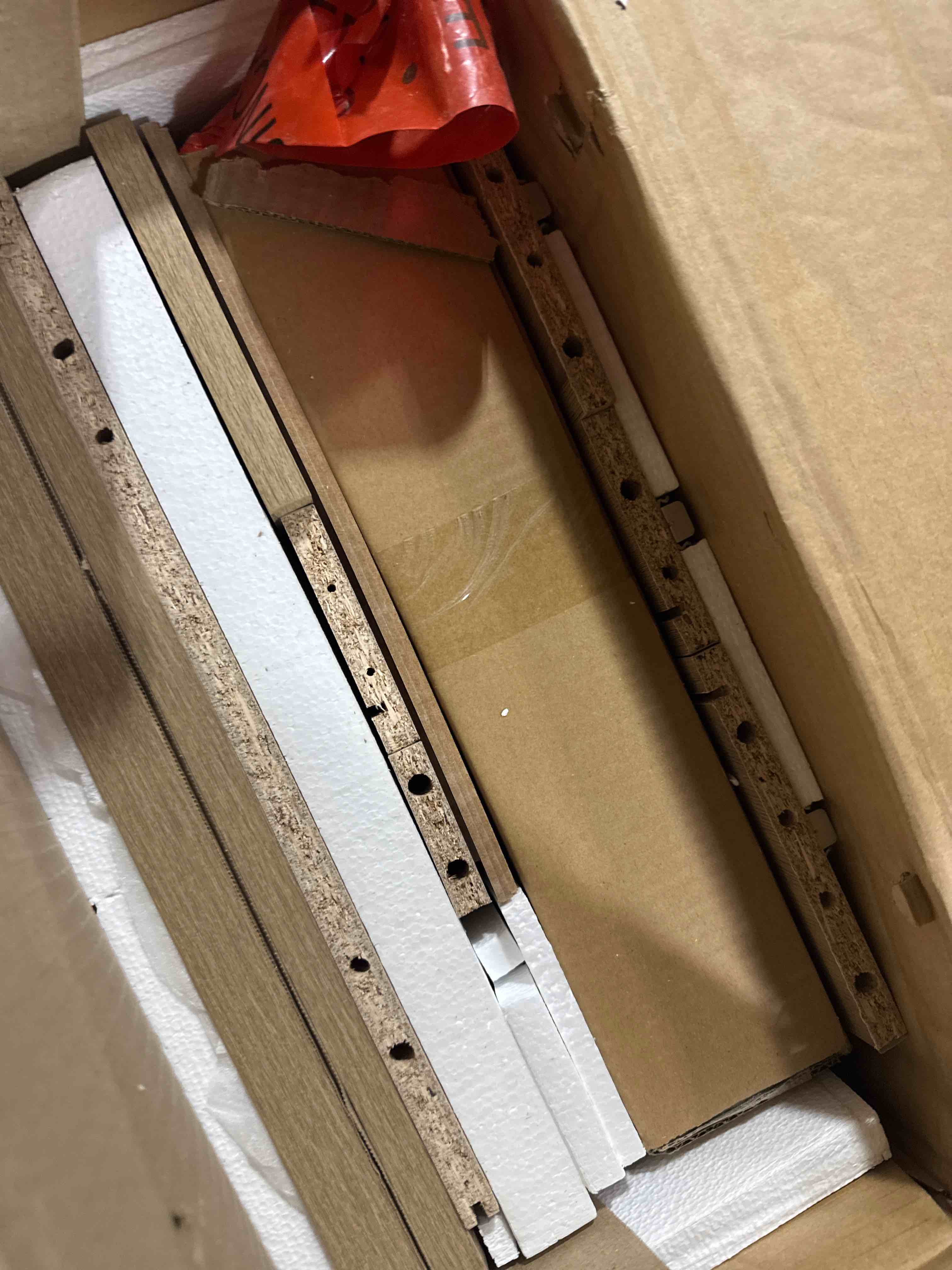 Condition photo showing New/Like New for Scarlett Nightstand for Bedroom with 3 Drawers 