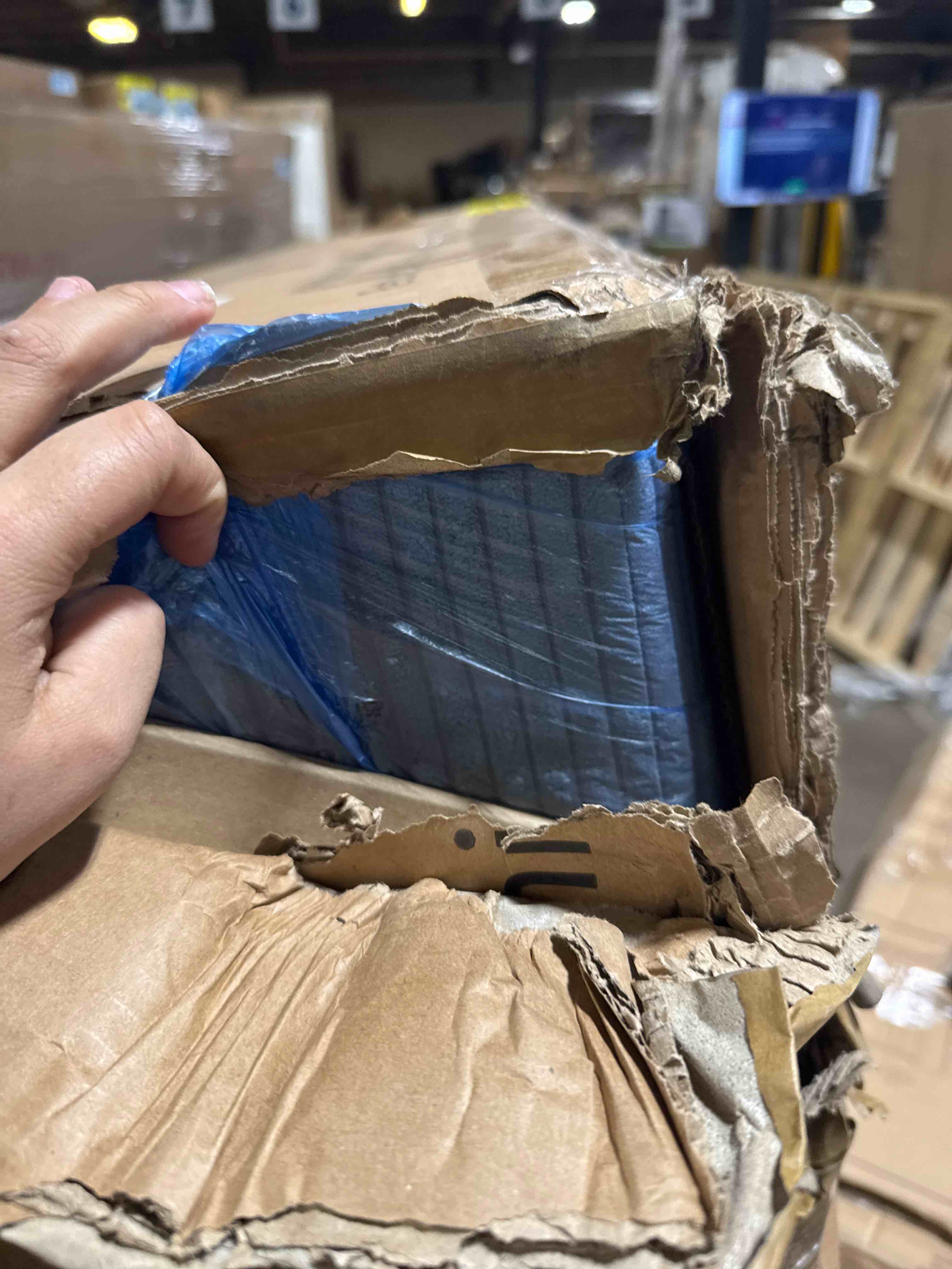 Condition photo showing Good Condition for 130" Oversized U-Shaped Modular Sleeper Sectional Sofa Corduroy ( incomplete BOX 3 of 3 ONLY)