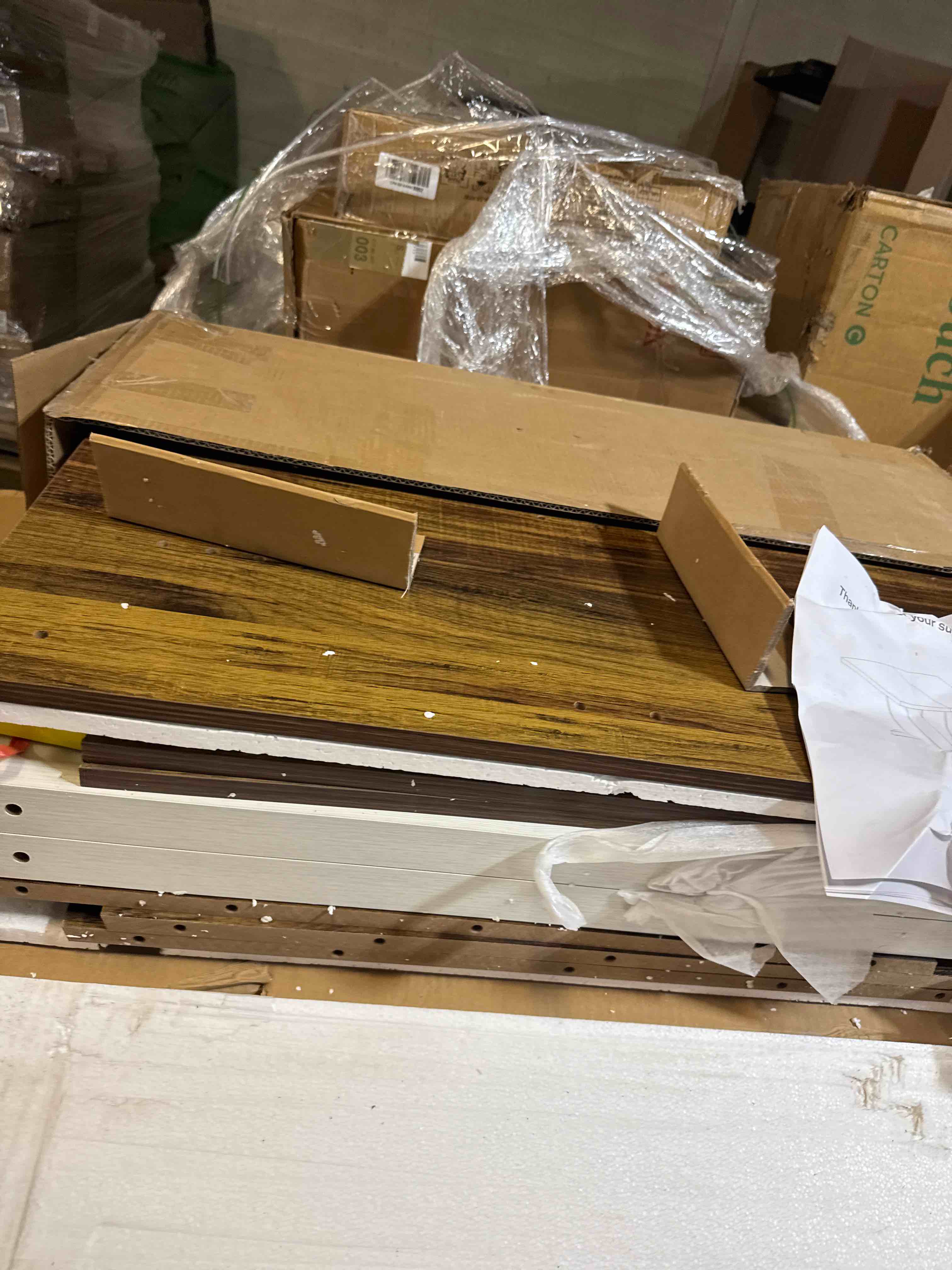 Condition photo showing Good Condition for 47" Dining Table, Farmhouse Wooden Kitchen Dinner Table with Duty Pedestal