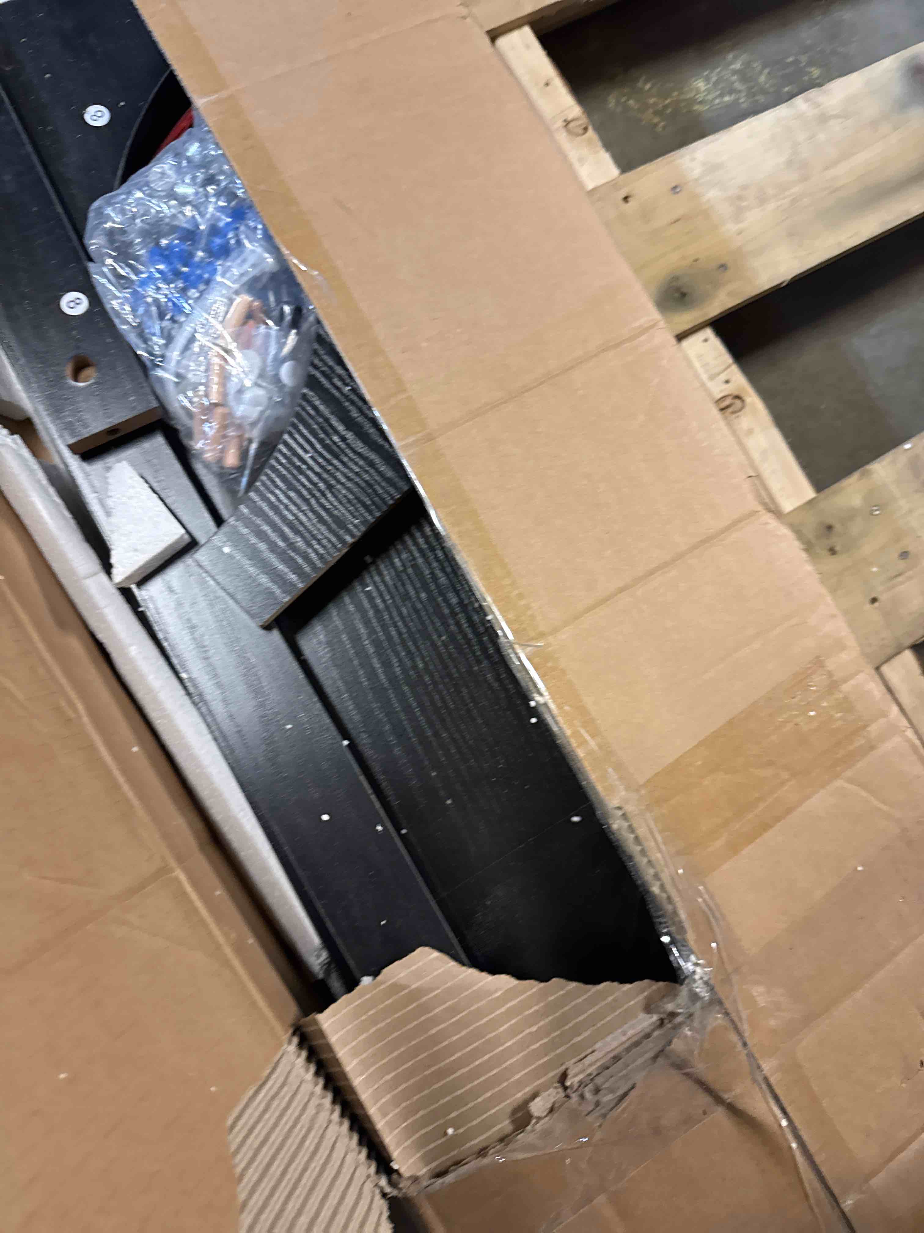 Condition photo showing Good Condition for Benjamin 63 in. Long Black Rectangle MDF Console Table with Storage, Modern Entryway Table Sofa Table Behind Couch