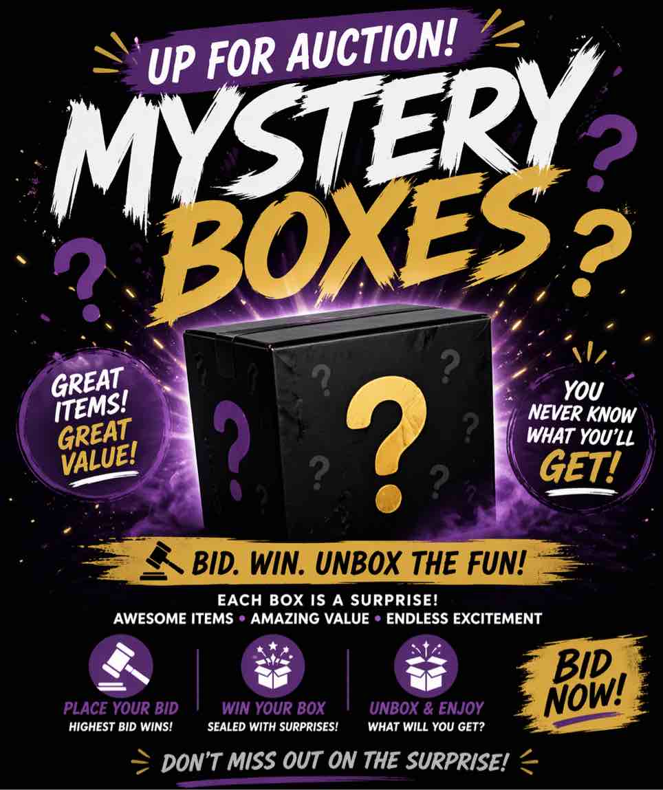 Premium Mystery Boxes, What Will You Unbox!  (Row 17 Smalls)
