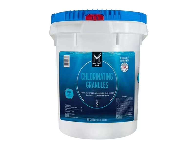 Member's Mark Chlorinating Granules, 40lbs
