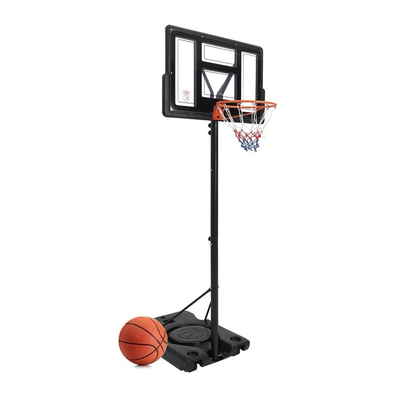 Basketball Hoop, Adjustable Outdoor Basketball Hoop, 4-10FT Portable Basketball Goal System with Enlarged Base and PC Backboard for Adult
