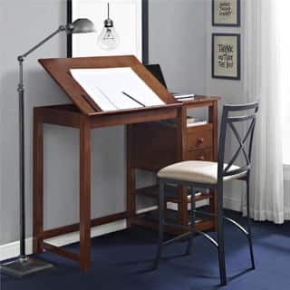Dorel Asia WM3514 Drafting and Craft Counter Height Desk 