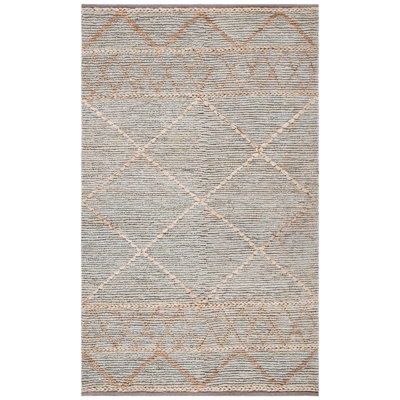 Kilim Hand Woven Jute Geometric Rug