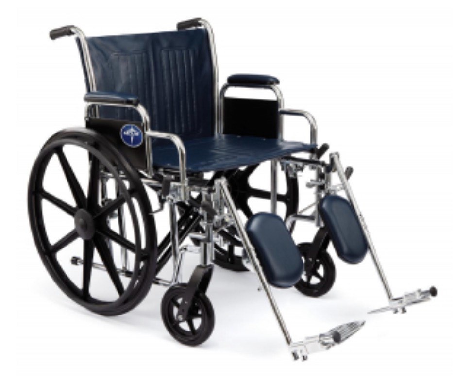 Medline Extra-Wide Wheelchairs 24"