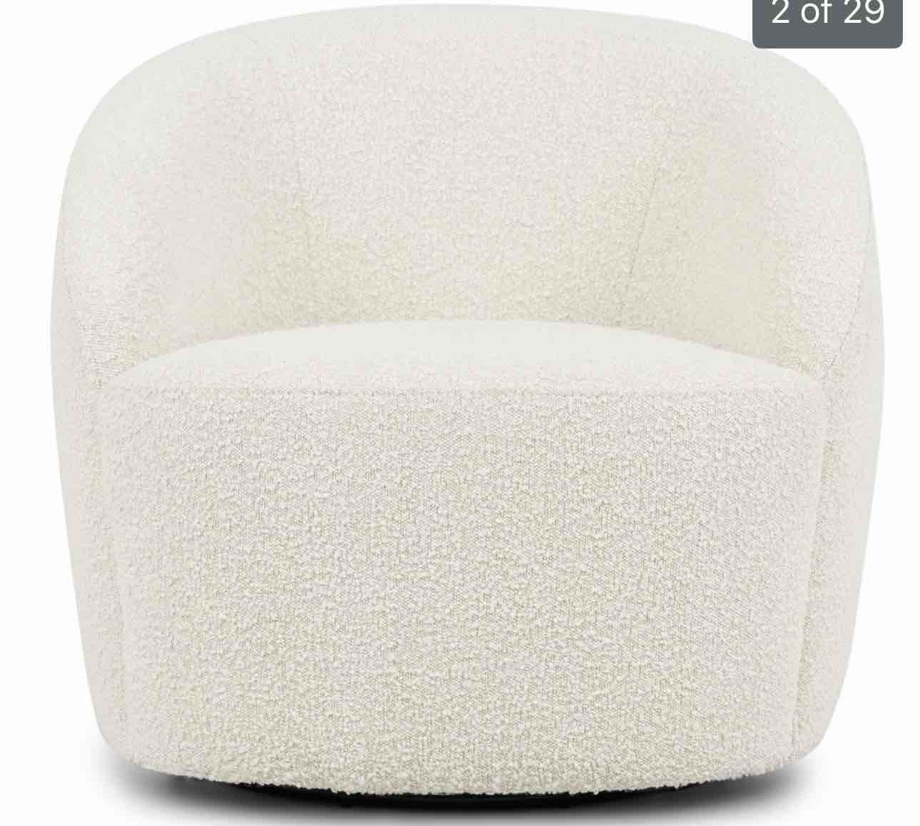 Poly & Bark Alma Swivel Lounge Chair