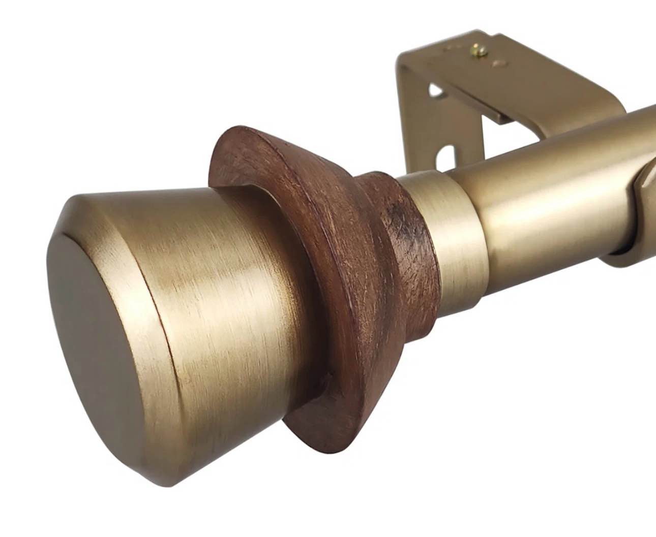 Tyena 1" Adjustable Length Single Curtain Rod