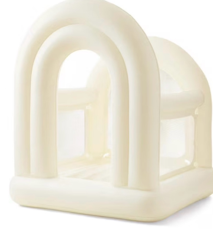 member's mark cream indoor double arch bounce house