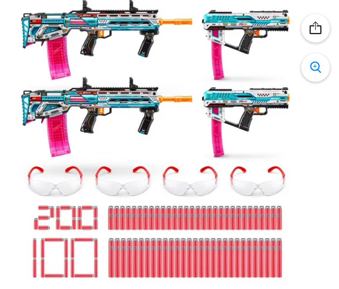 ZURU X-SHOT PRO Series Fury-X and Longshot Combo Pack