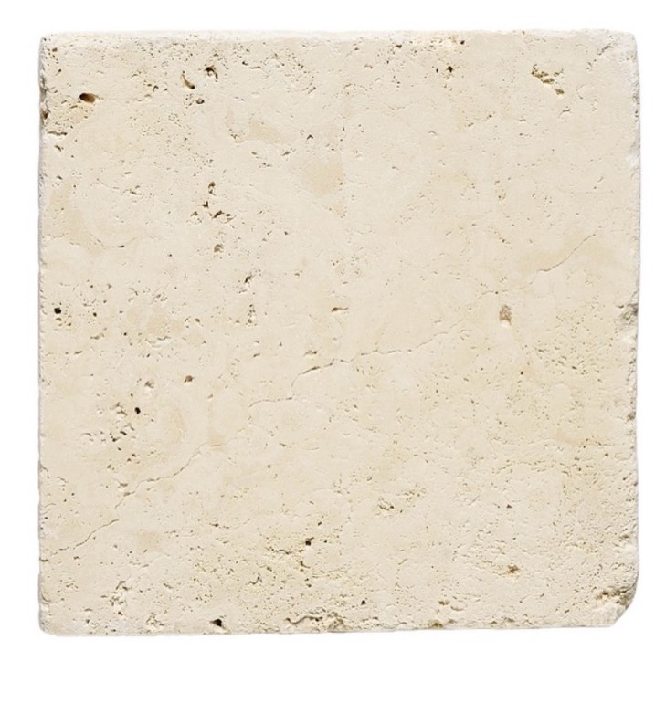 Ivory Travertine 6" x 6" Tumbled Tile ( 200 Total sq ft)