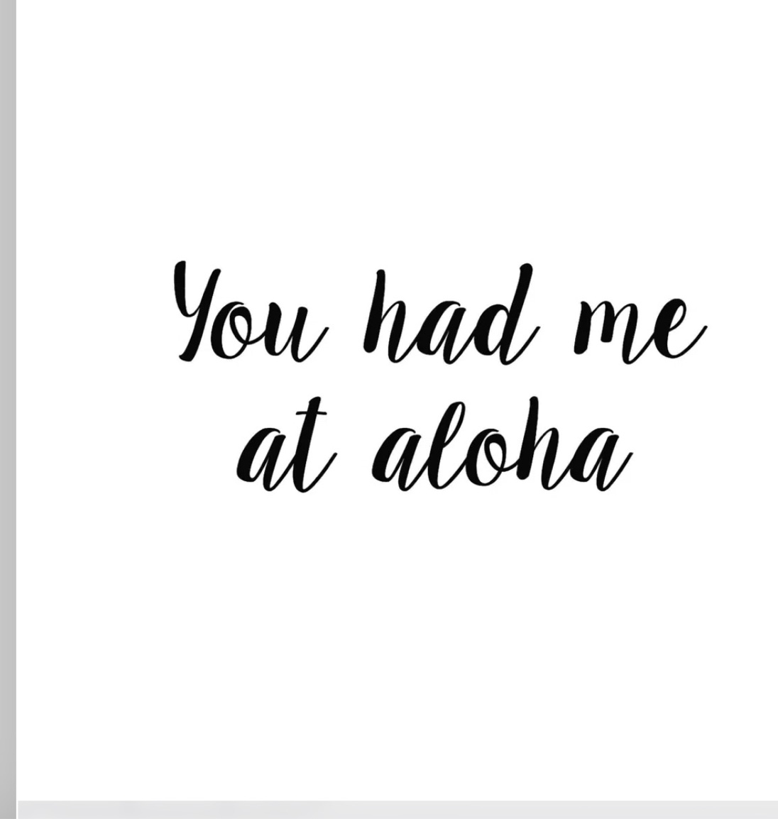 Aloha 2 picture canvas 12" x 12"