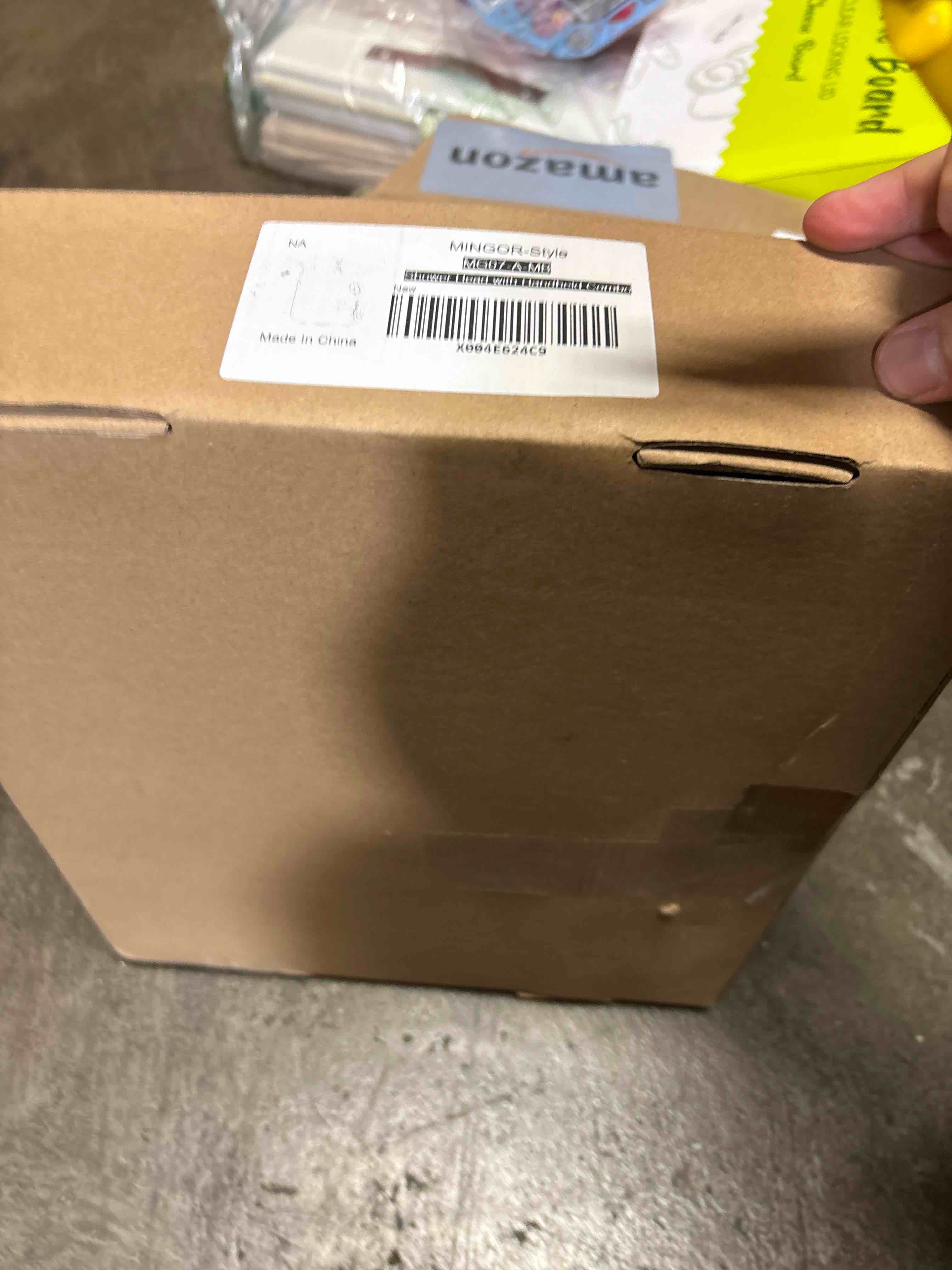 13" rainfall shower head with handheld spray combo, dual waterfall showerhead button switch by handh