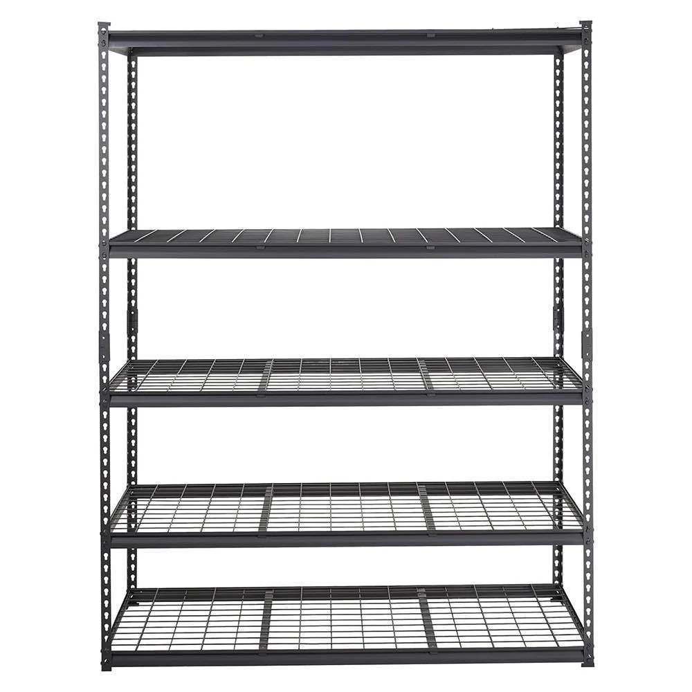 Garvee Garage Storage Shelving, 5 Tier Utility Shelves, Heavy Duty Storage Shelves, Adjustable Shelves Metal Garage Storage Rack, 2000LBS Industrial Utility Shelf for Basement Warehouse, 60x24x72 In