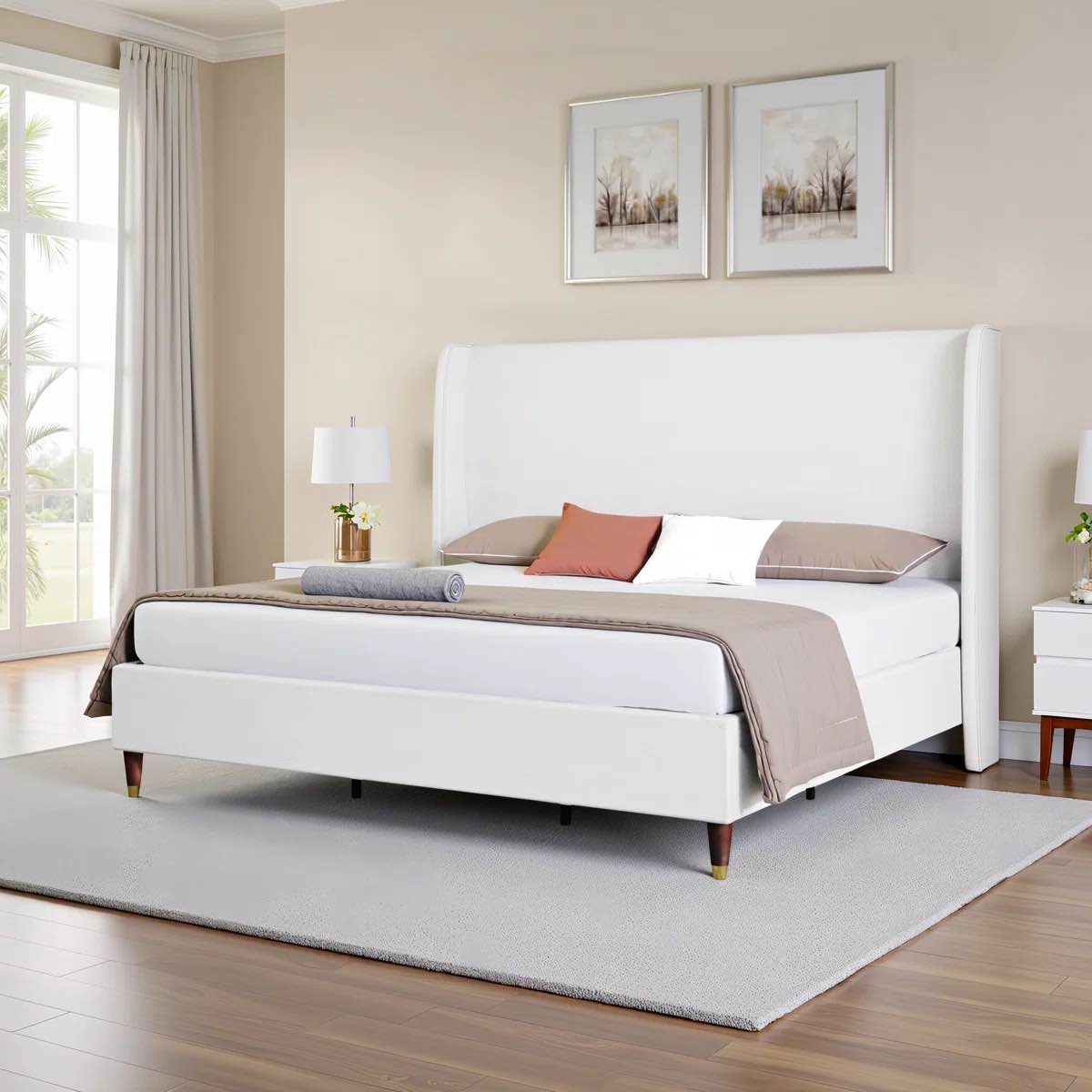 Belo Upholstered Platform Bed