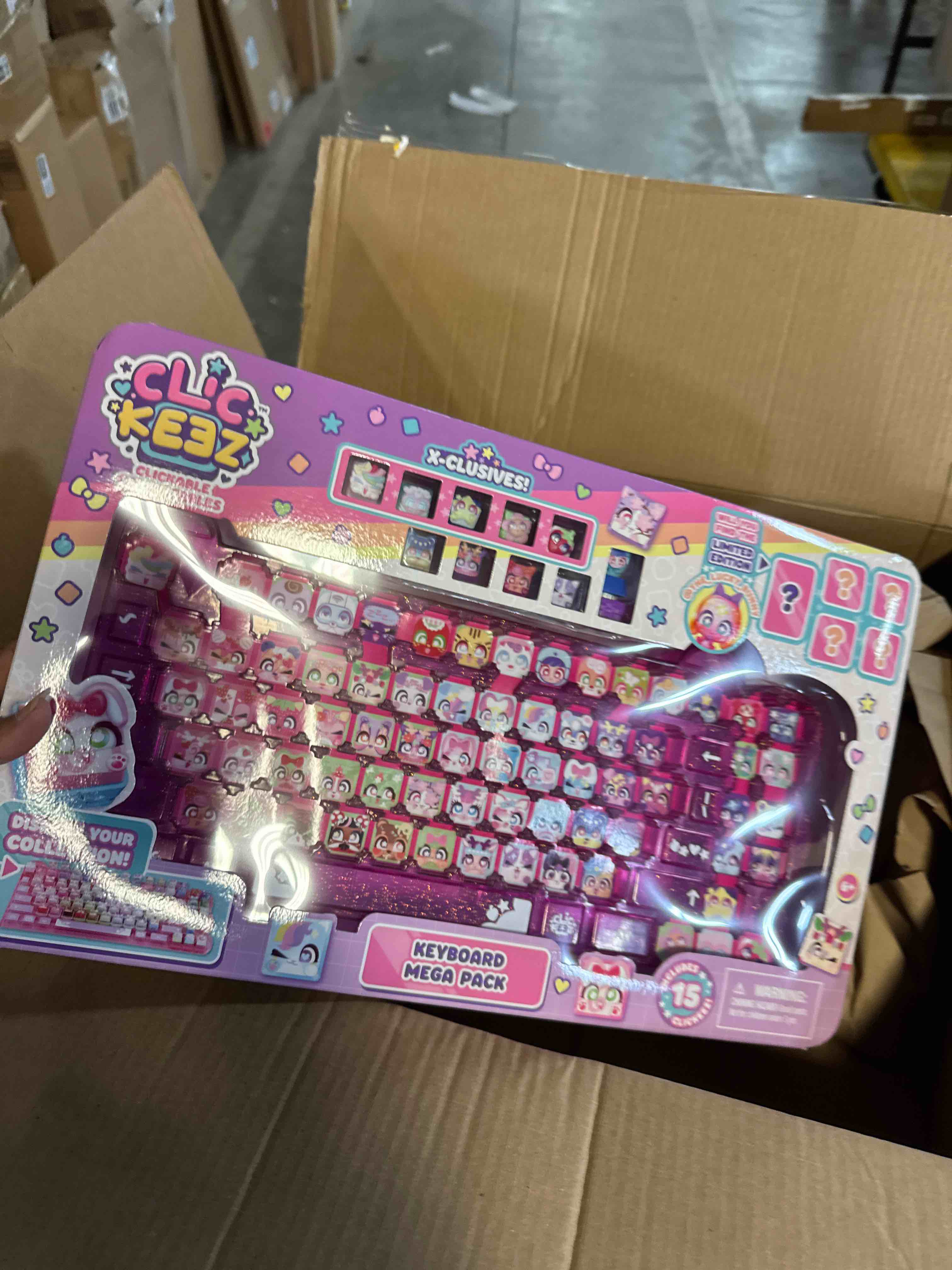 Condition photo showing New/Like New for Keyboard Mega Pack - The Ultimate Starter Set | Includes Storage Keyboard & 15 with Exclusive Mega Pack Characters | Clickable Collectibles | Ages 6+