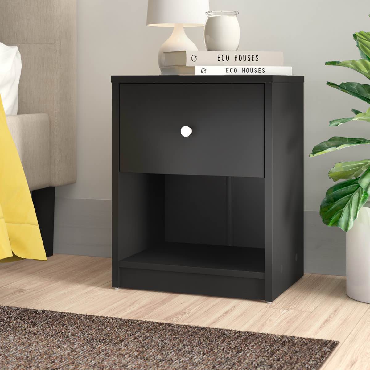 Clanton Small-Space 1 - Drawer Nightstand