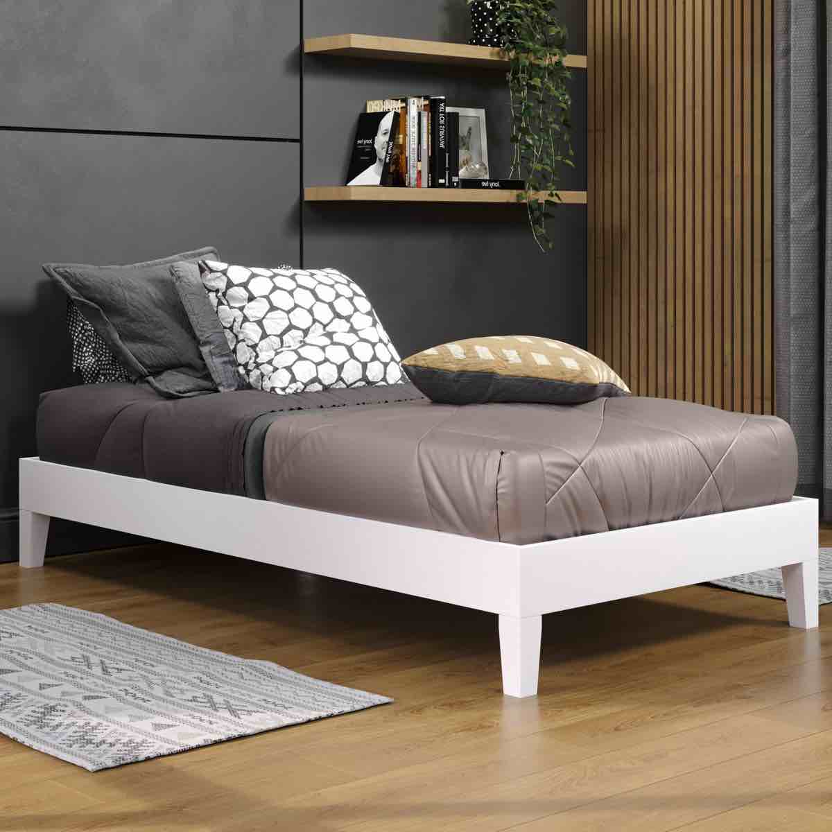 Antolic Solid Wood Platform Bed