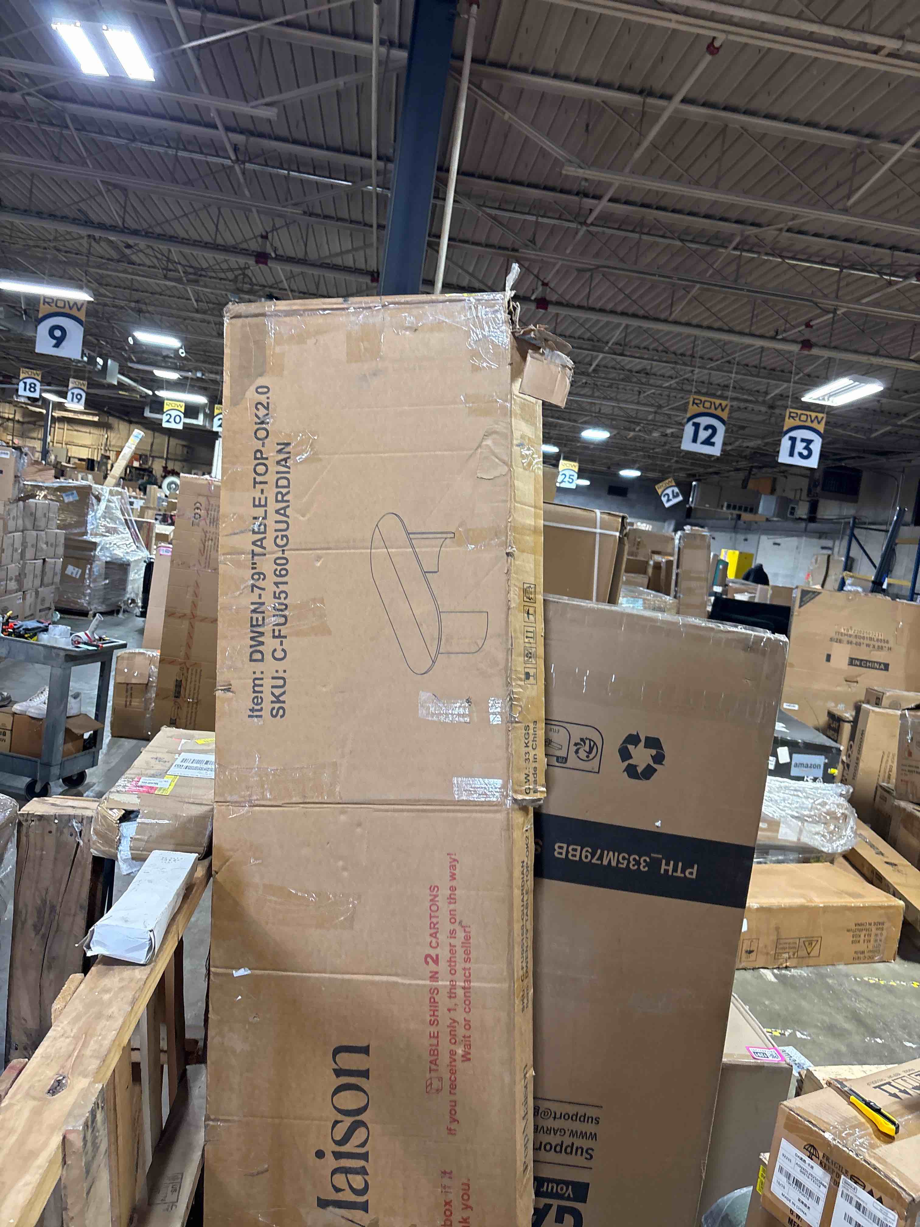 Condition photo showing Good Condition for Dwen 79" Modern Large Oval Dining Table