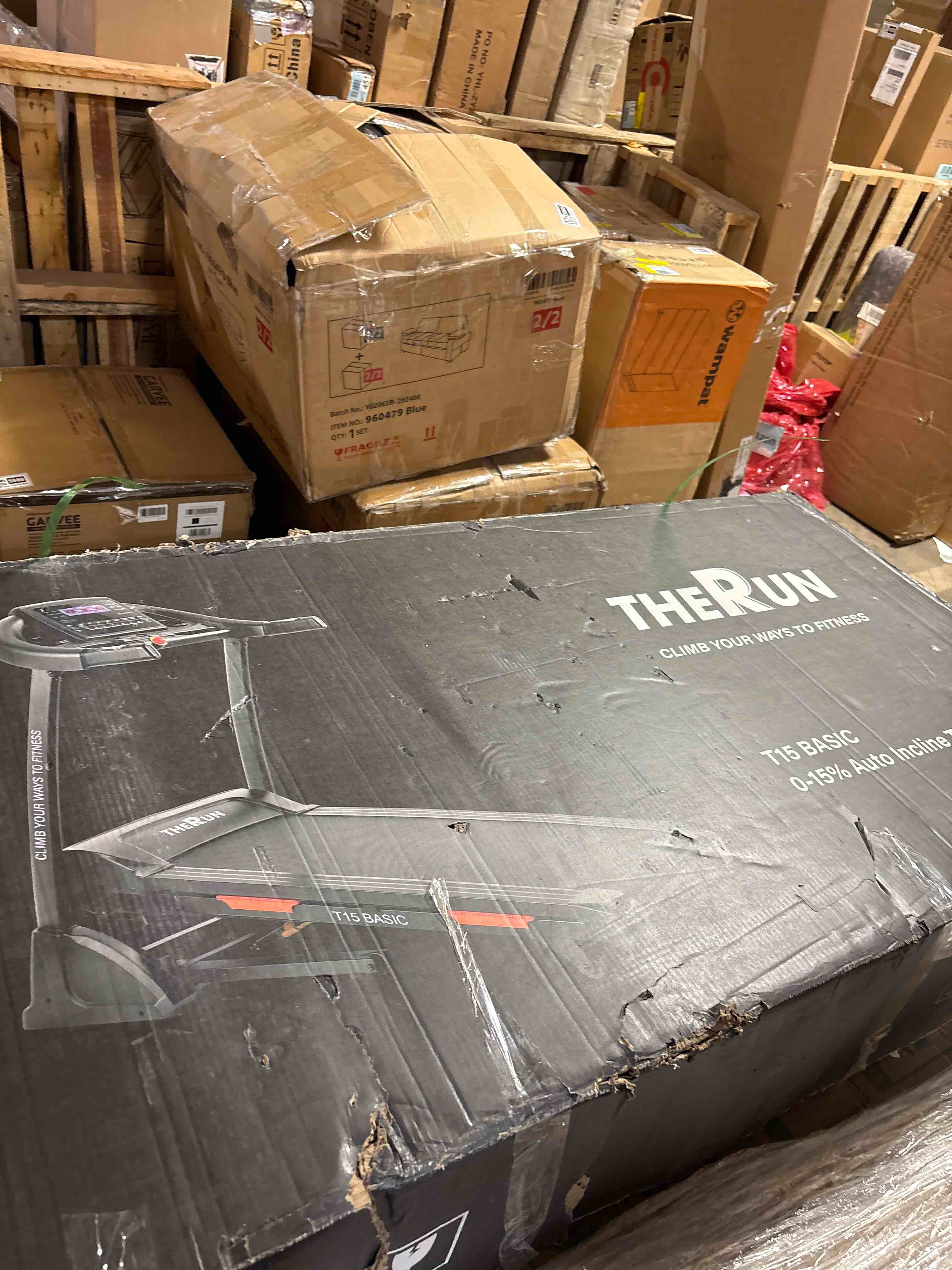 Condition photo showing Good Condition for THERUN Incline Treadmill for Running and Walking, 300 lbs Weight Capacity Folding Treadmill with 0-15% Auto Incline, Wide Belt, 3.5HP, App, Heart Rate