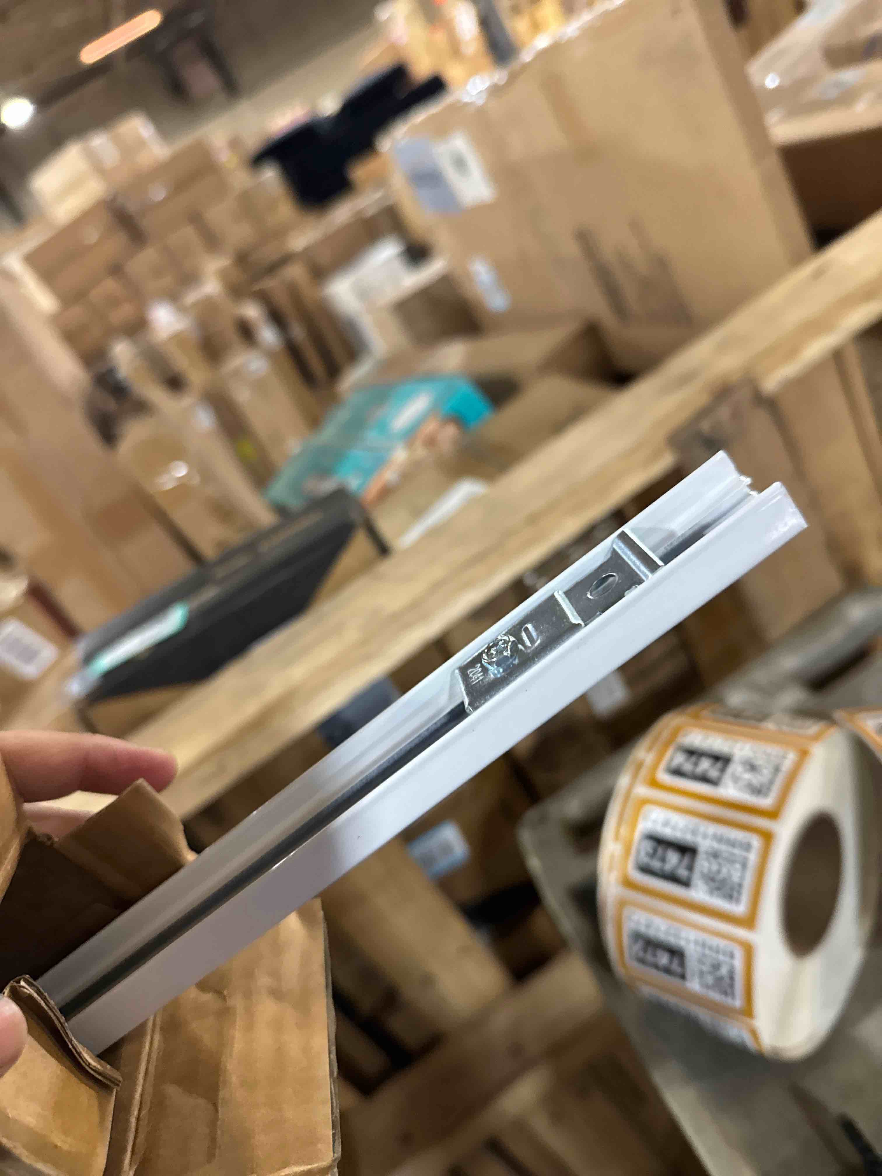 Condition photo showing Good Condition for Bifold Door Hardware Kit, 48-Inch Bi-fold Closet Door Track Kit Bifold Closet Door Hardware Kit Folding Door Hardware Repair Replacement Tool Kit 48 Inch Track