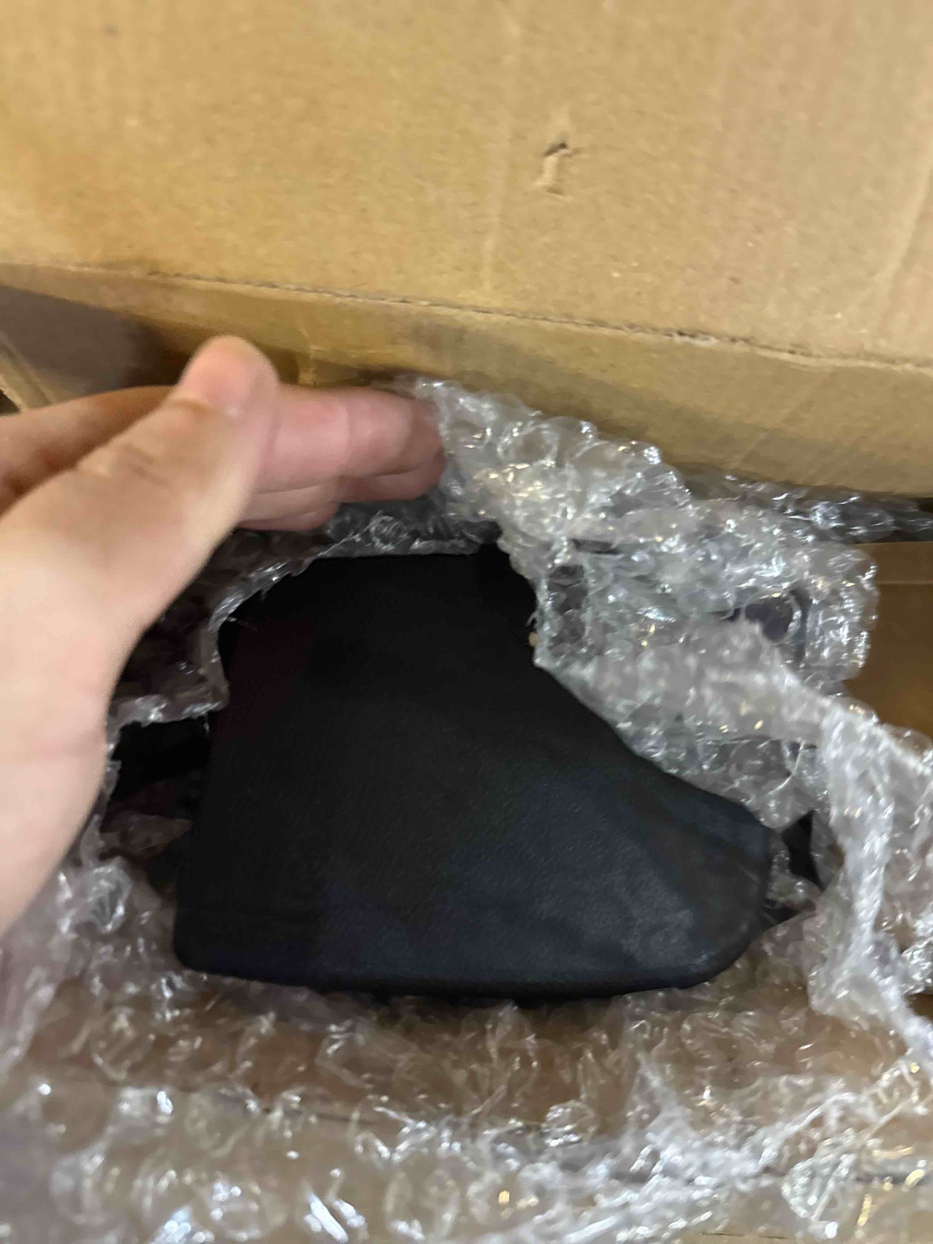 Condition photo showing New/Like New for 924-438 Black Left Driver Side Seat Track Cover, Power Seat Switch Panel Bezel Seat Track Shield Cover Trim Compatible With Chrysler Dodge Vehicle 2011-2016 Town & Country, 2011-2019 Grand Caravan