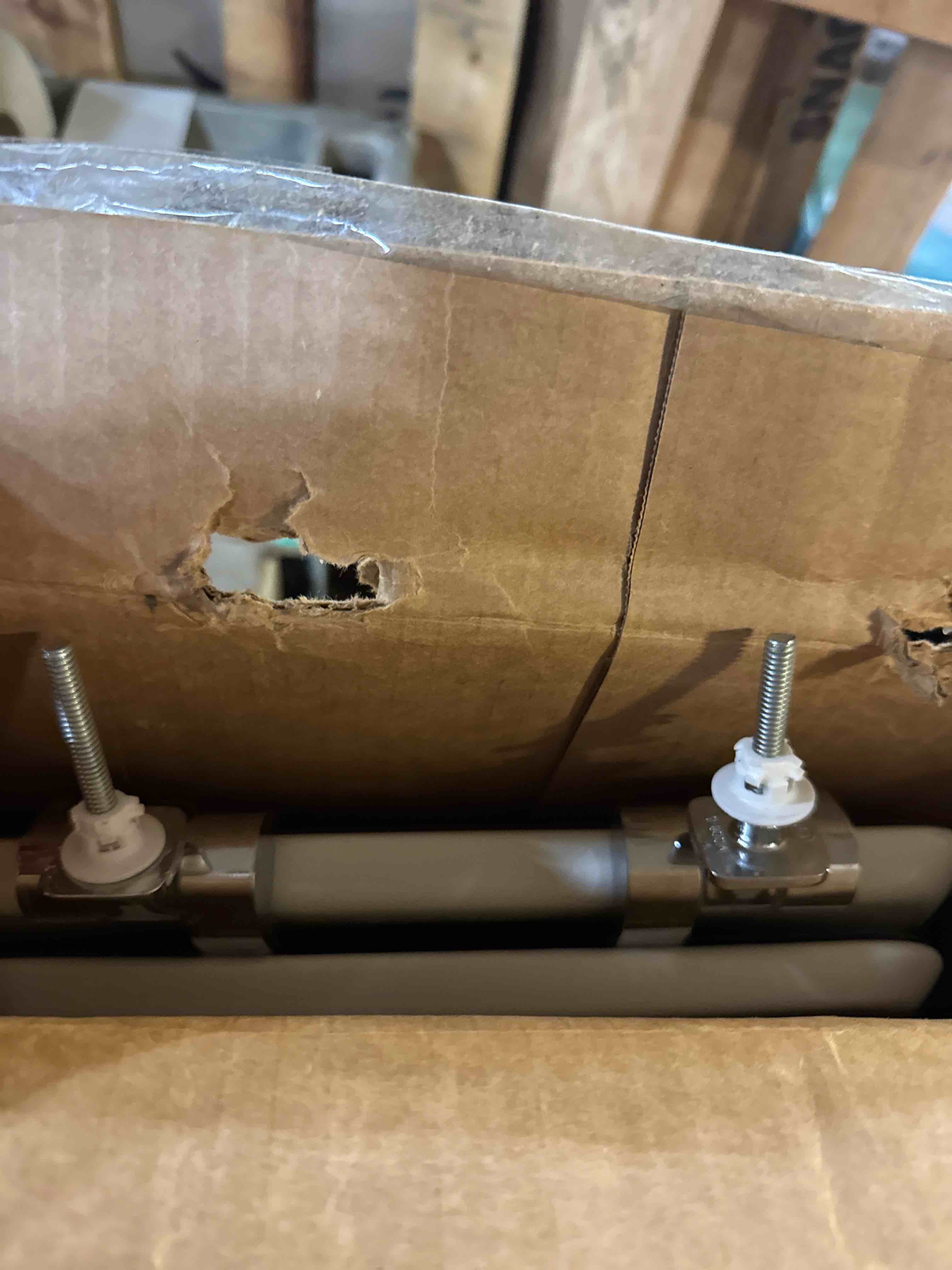 Condition photo showing Good Condition for Mayfair Benton? Elongated Enameled Wood Toilet Seat in White with STA-TITE? Seat Fastening System? and Whisper•Close? Matte Black Metal Hinge