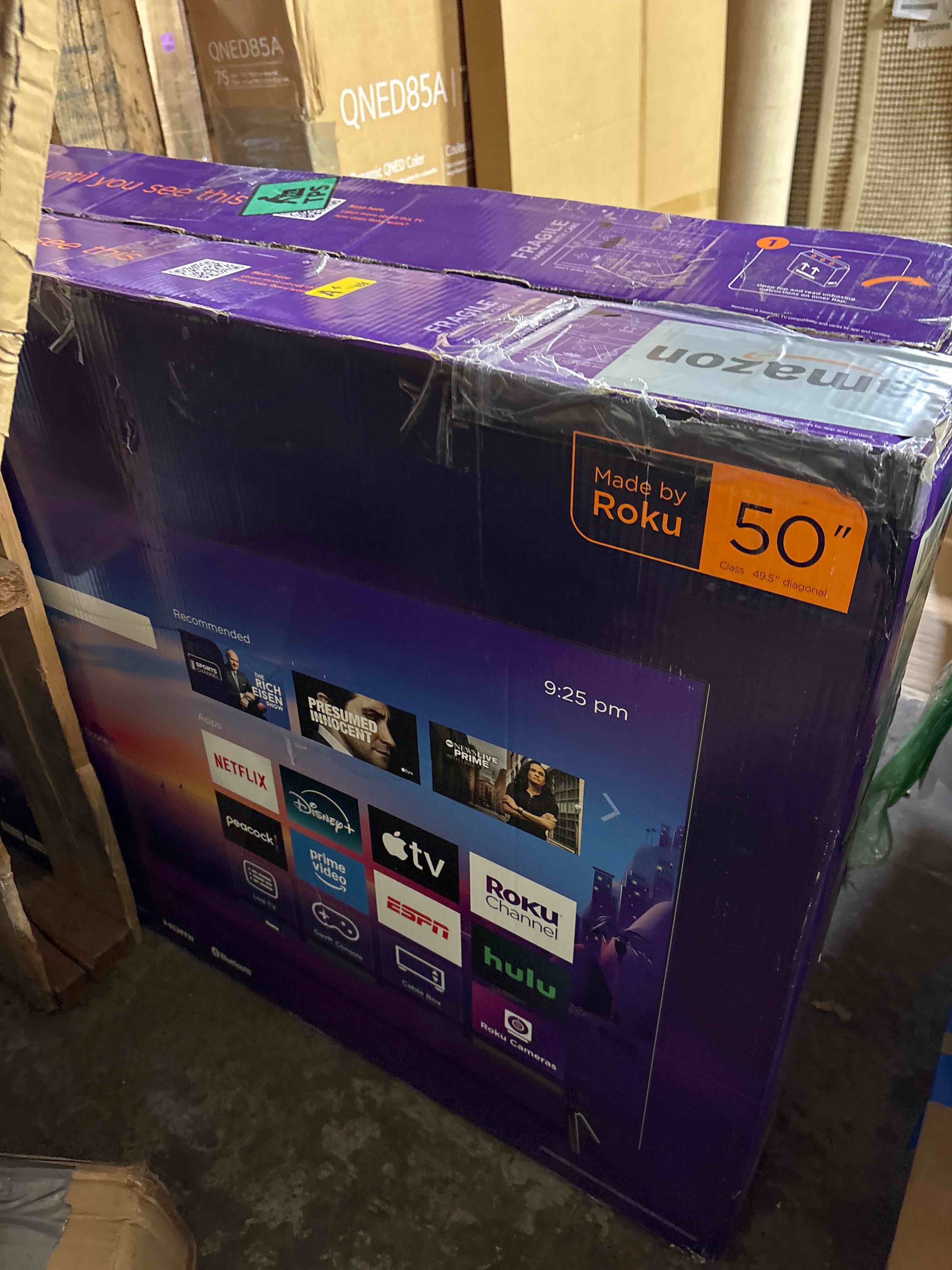 Condition photo showing As Is for Roku Smart TV 2025 – 50-Inch Select Series 4K HDR TV – Roku TV with Enhanced Voice Remote