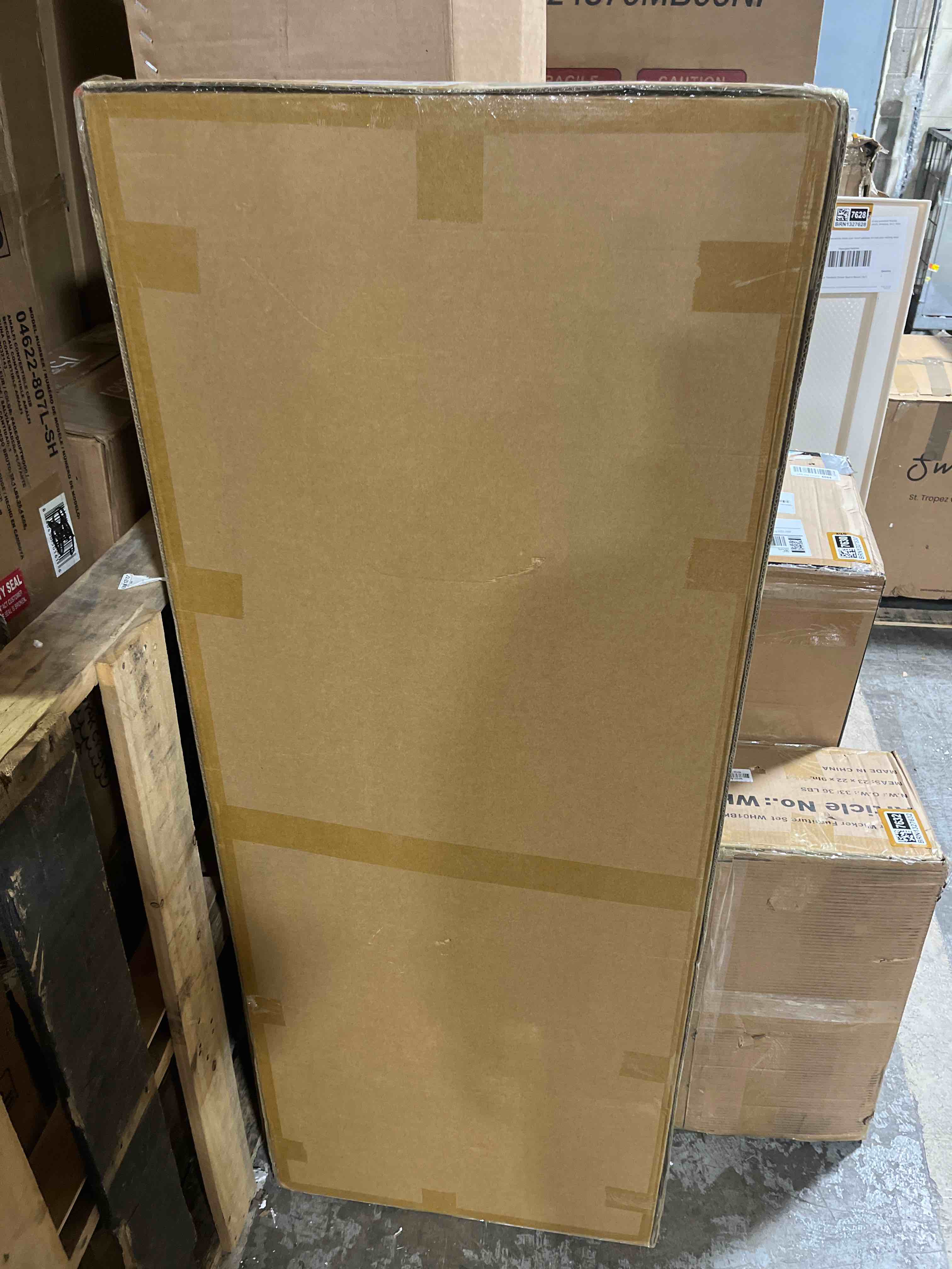 Condition photo showing New/Like New for Full Size Bed Frame Platform with Upholstered Headboard, Sturdy Wooden Slats, Noiseless, No Springs Required, Easy to Assemble Pink