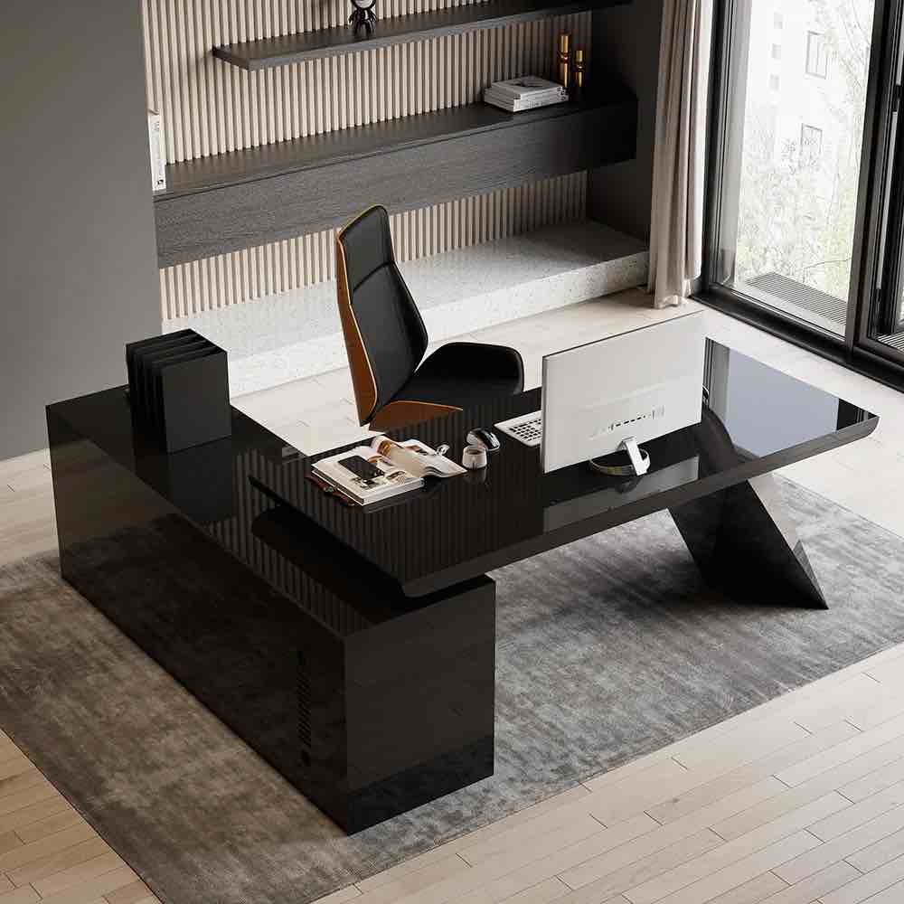 sherria 70.9" l-shaped desk office computer desk with drawers cabinet corner desk by orren ellis (desk top only)