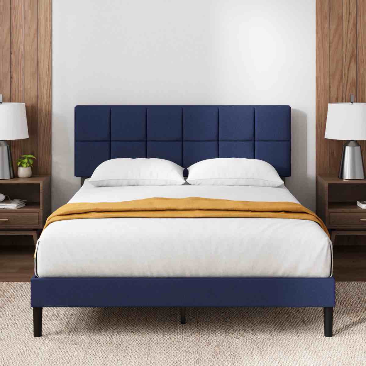 Suhavi Contemporary Modern Tufted Upholstered Platform Bed By Latitude Run®