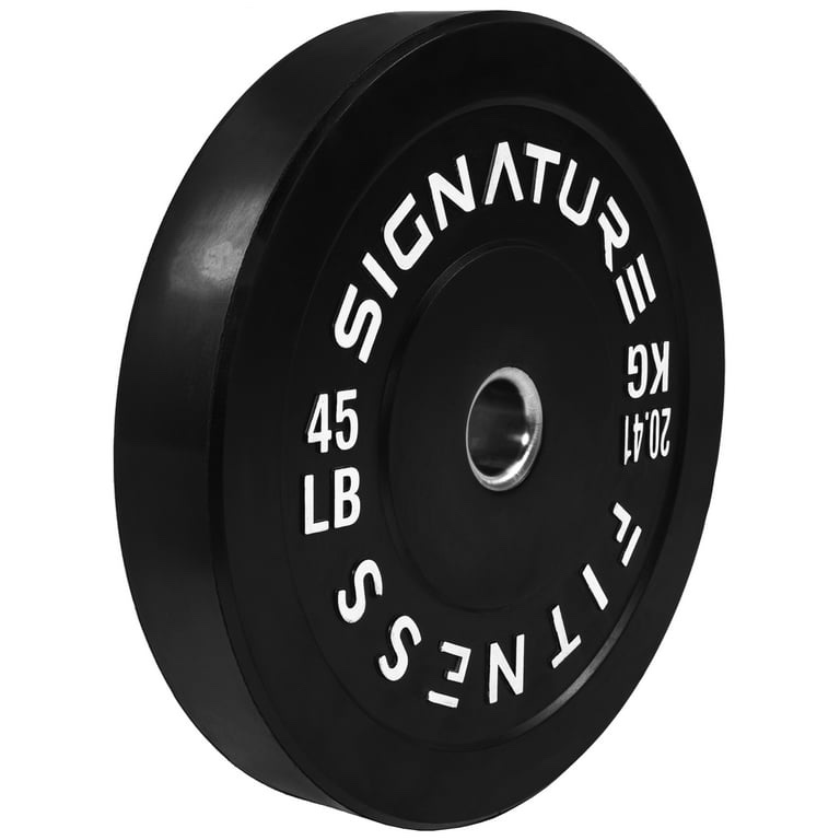 Olympic Rubber Barbell Bumper Plates for Strength Training and Weight Lifting