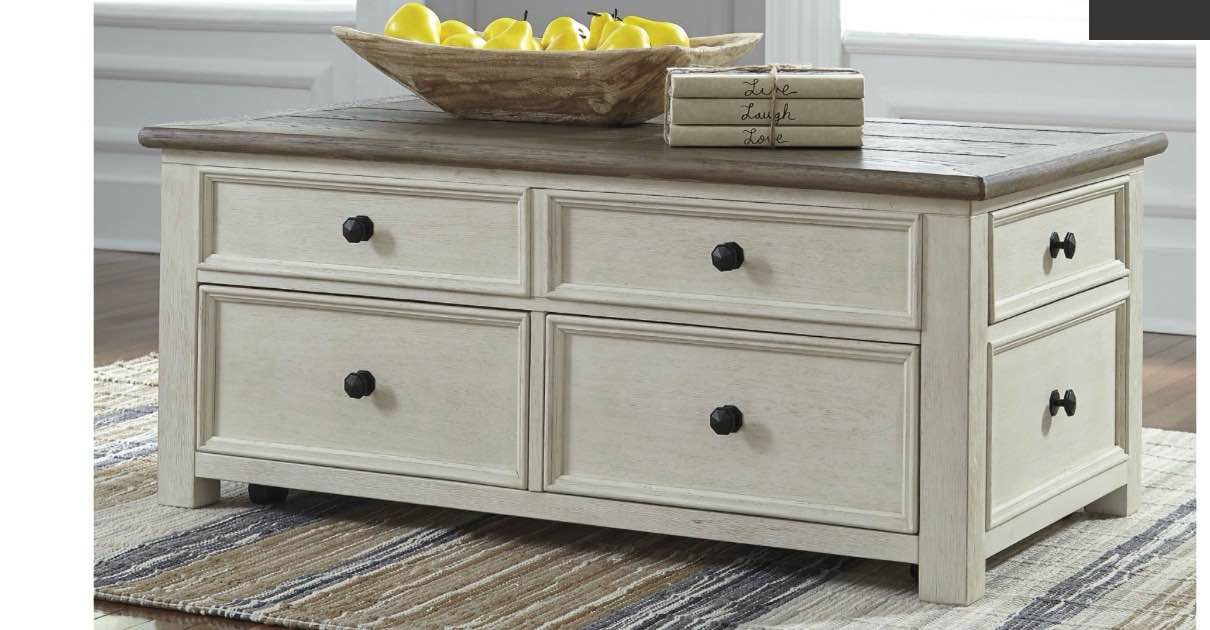 bolanburg coffee table with lift top