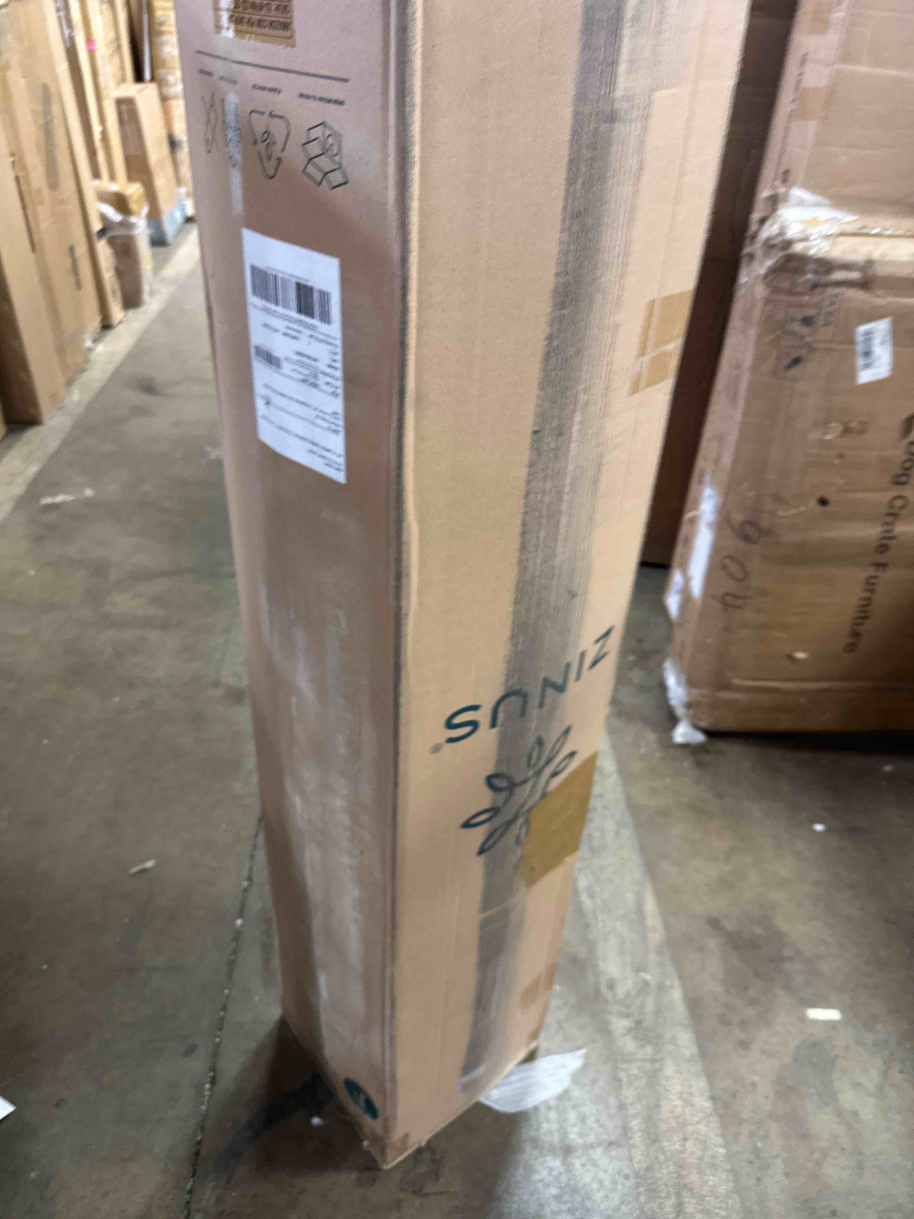 Condition photo showing New/Like New for zinus 12 inch full green tea memory foam mattress [new version], fiberglass free, medium firm feel, zoned pressure relief, certified safe foams & fabric, mattress in a box white full 12" new small box