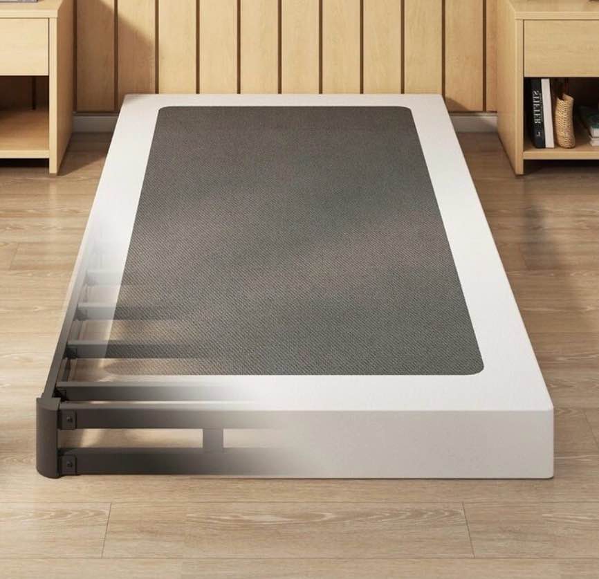 5 Inch Twin Box Spring Bed Base, Heavy Duty Metal Frame, Noise-Free, Easy Assembly, 1500lbs Capacity