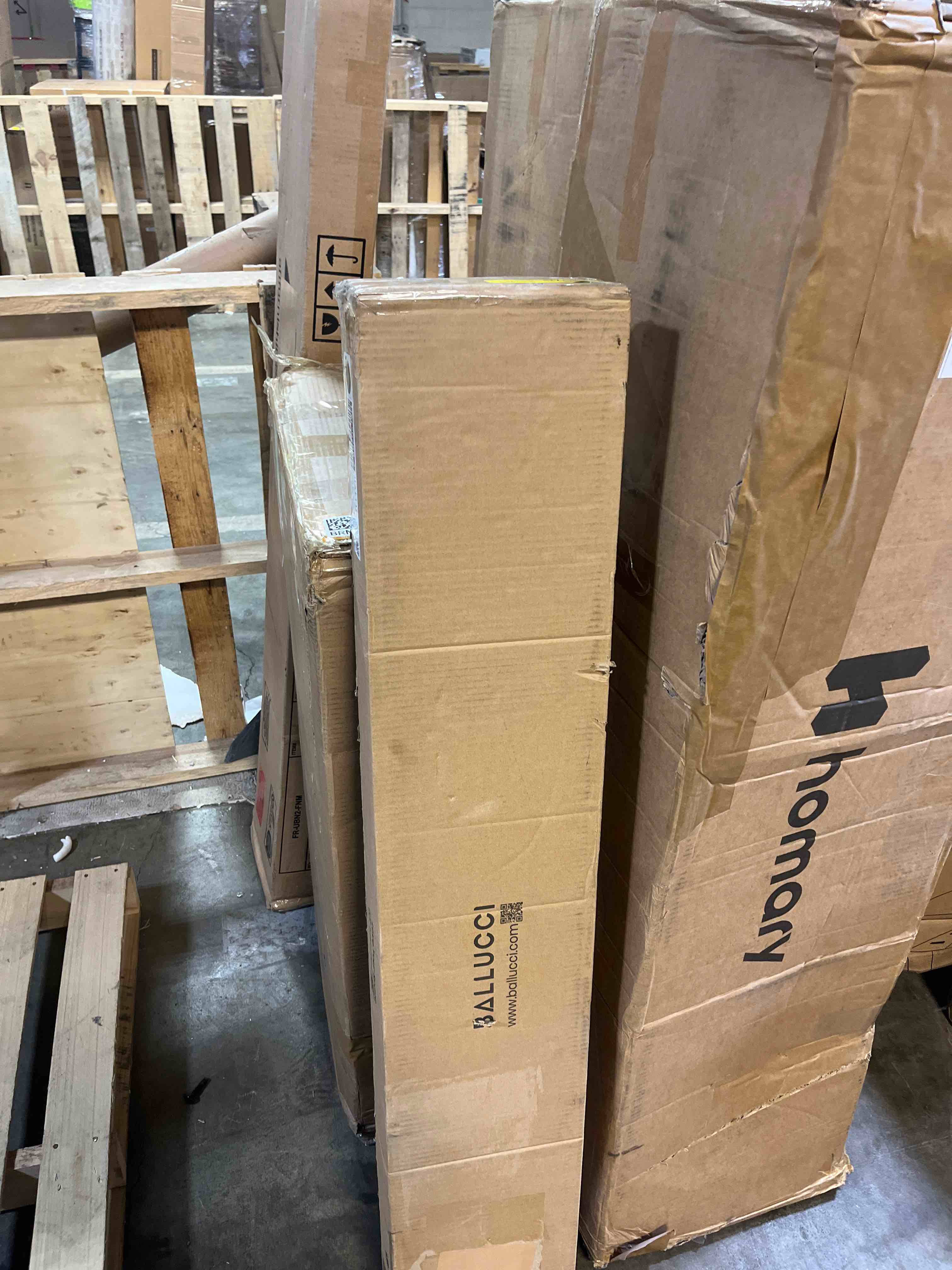 Condition photo showing New/Like New for ballucci floating shelves for wall, 48" wood wall shelf set of 2, with invisible brackets for bathroom, living room, bedroom, kitchen, nursery, 8" deep, rustic brown
