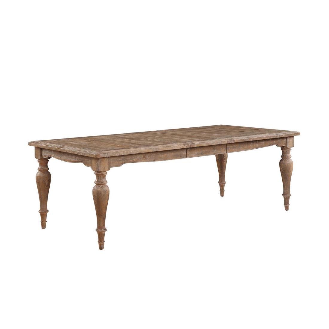 Condition photo showing New/Like New for winners only augusta da24290r 90" leg table w/18" leaf - rustic brown